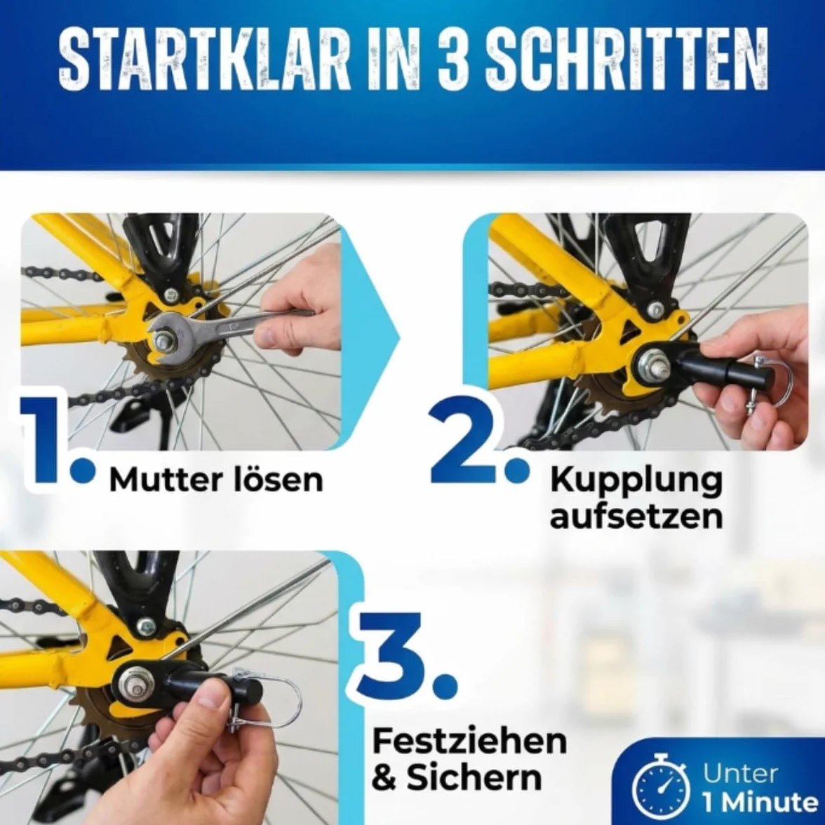 Frizione per rimorchio per bicicletta elettrica e bicicletta, compatibile con Thule, Qeridoo, Croozer, Hamax, gancio di traino, accessori per bicicletta