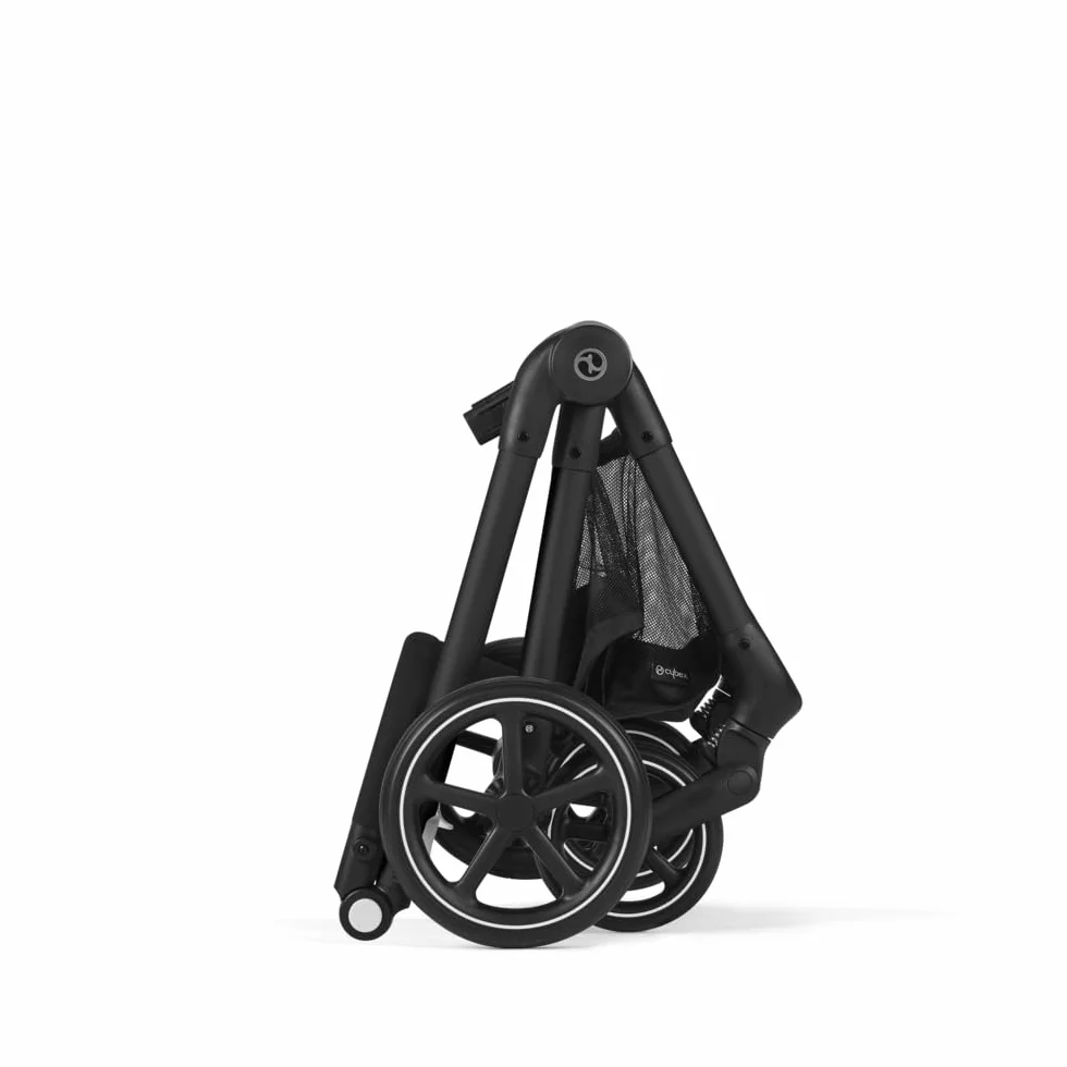 CYBEX Gold Passeggino 2-in-1 EOS, Sistema da Viaggio, Dalla Nascita fino a 22 kg (circa 4 Anni), Moon Black