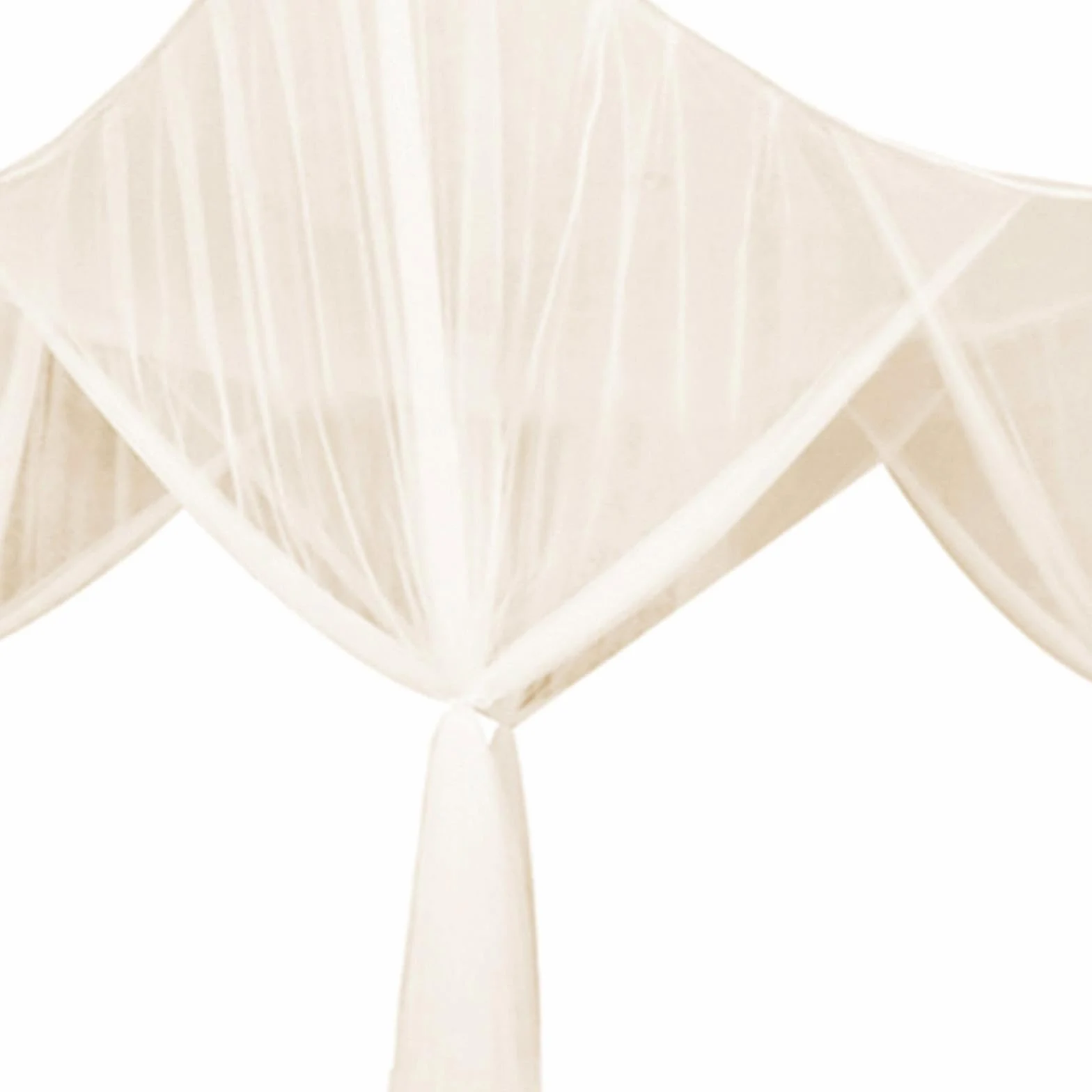 Baoblaze Tenda a baldacchino con 4 pali ad angolo, zanzariera, letto matrimoniale e singolo, zanzariera, letto matrimoniale per casa, cameretta dei bambini, viaggio all'aperto, beige