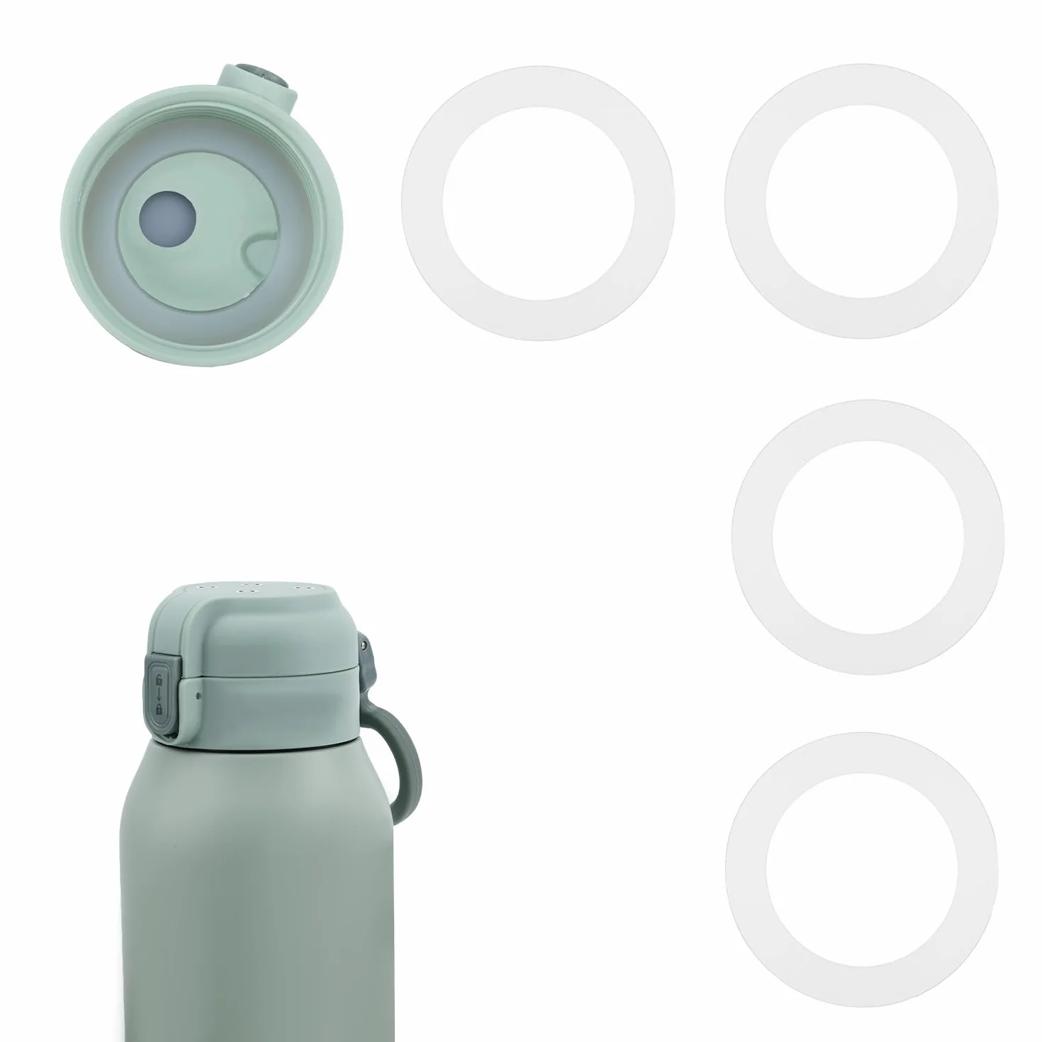 4pz Guarnizioni Ricambio per Momcozy Scaldabiberon, Guarnizioni Ricambio in Silicone Compatibili con Momcozy 17oz Portatili Scaldabiberon