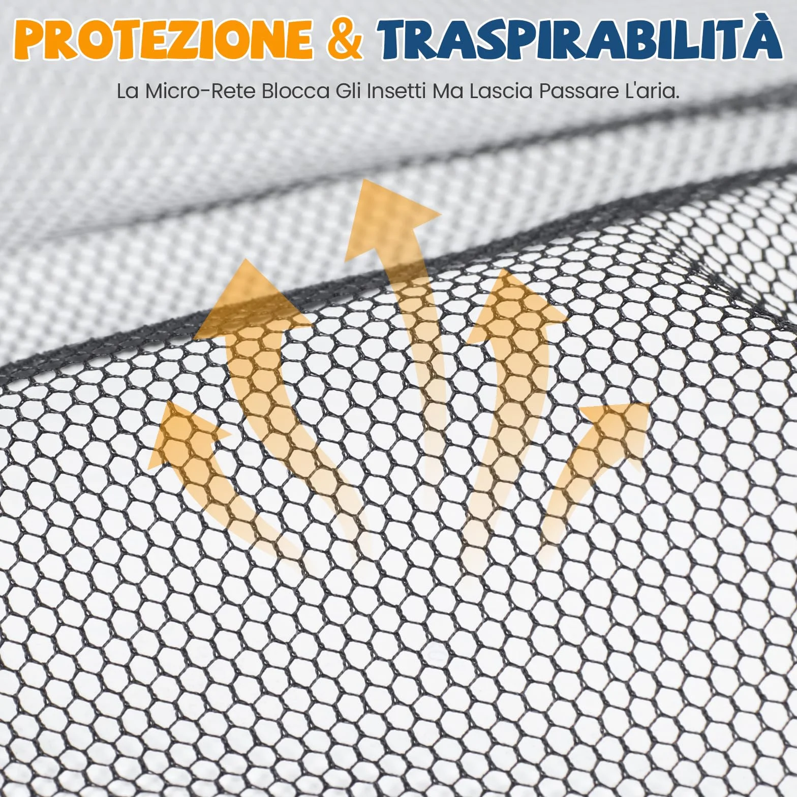 Orzbow 2 Pezzi Zanzariera Passeggino Universale, Zanzariera Passeggino con Bordo Elastico, Rete in Poliestere Resistente, Traspirante, Protezione Insetti e Sconosciuti, Facile da Installare, Nero