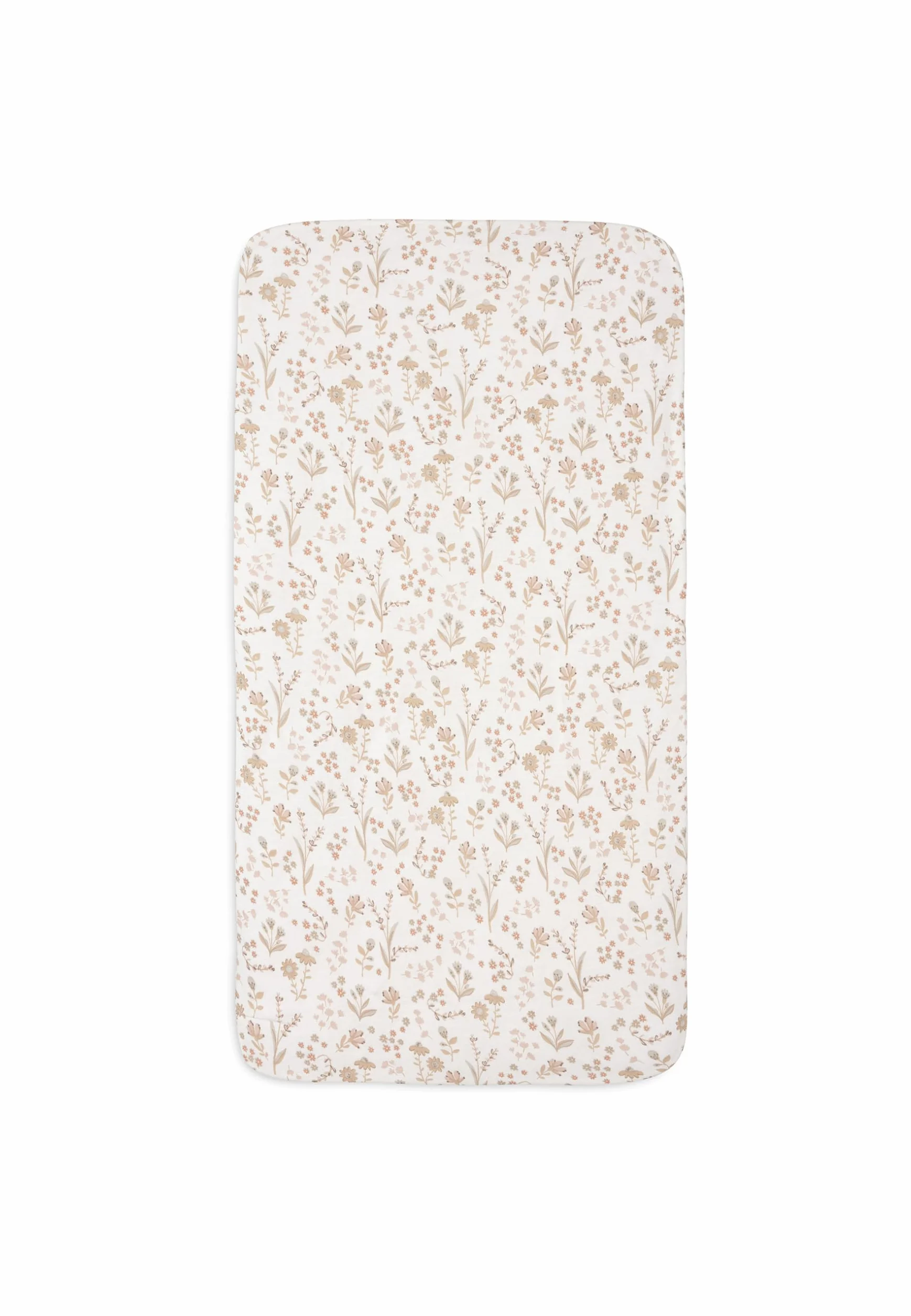 Jollein Lenzuolo con angoli elasticizzati in jersey, per culle, Bloomy, 40 x 50 x 80 x 90 cm, 100% cotone, certificato Oeko-TEX