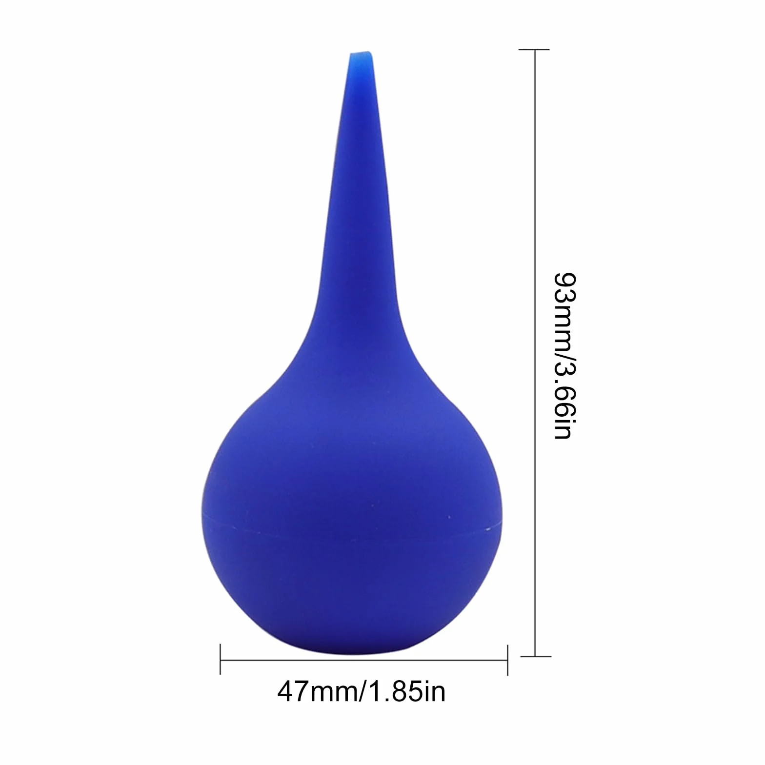 Soffiatore d'aria Pulitore della polvere di aspirazione del silicone Lampadina dell'orecchio Lavaggio dell'orecchio Spremere Lampadina Strumento di laboratorio Lampadina dell'orecchio per Neonato