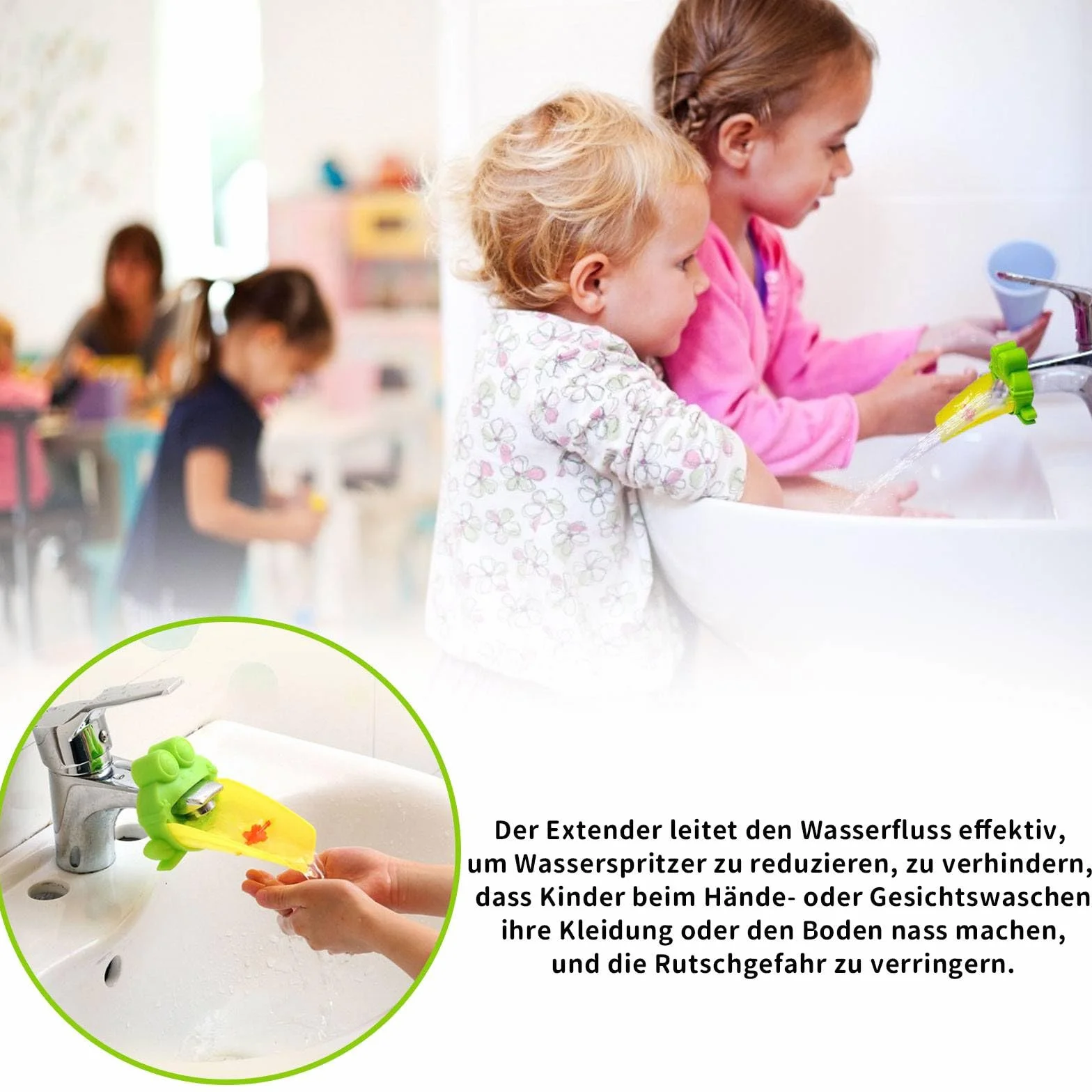 Dreamil Estensione del rubinetto per bambini rubinetto estensore accessori per lavaggio a mano bagno cucina lavandino