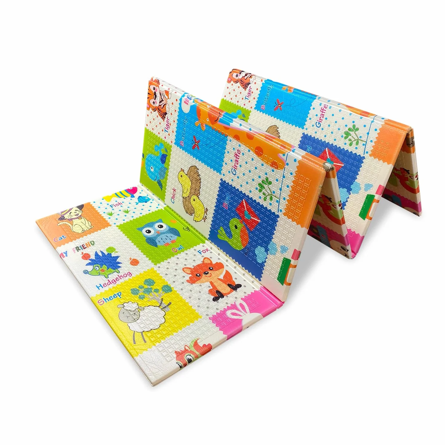 GIODICART Maxi Tappeto Gioco Pieghevole Primi Passi per Neonati e Bambini cm 200x150 - Alto Spessore 10mm