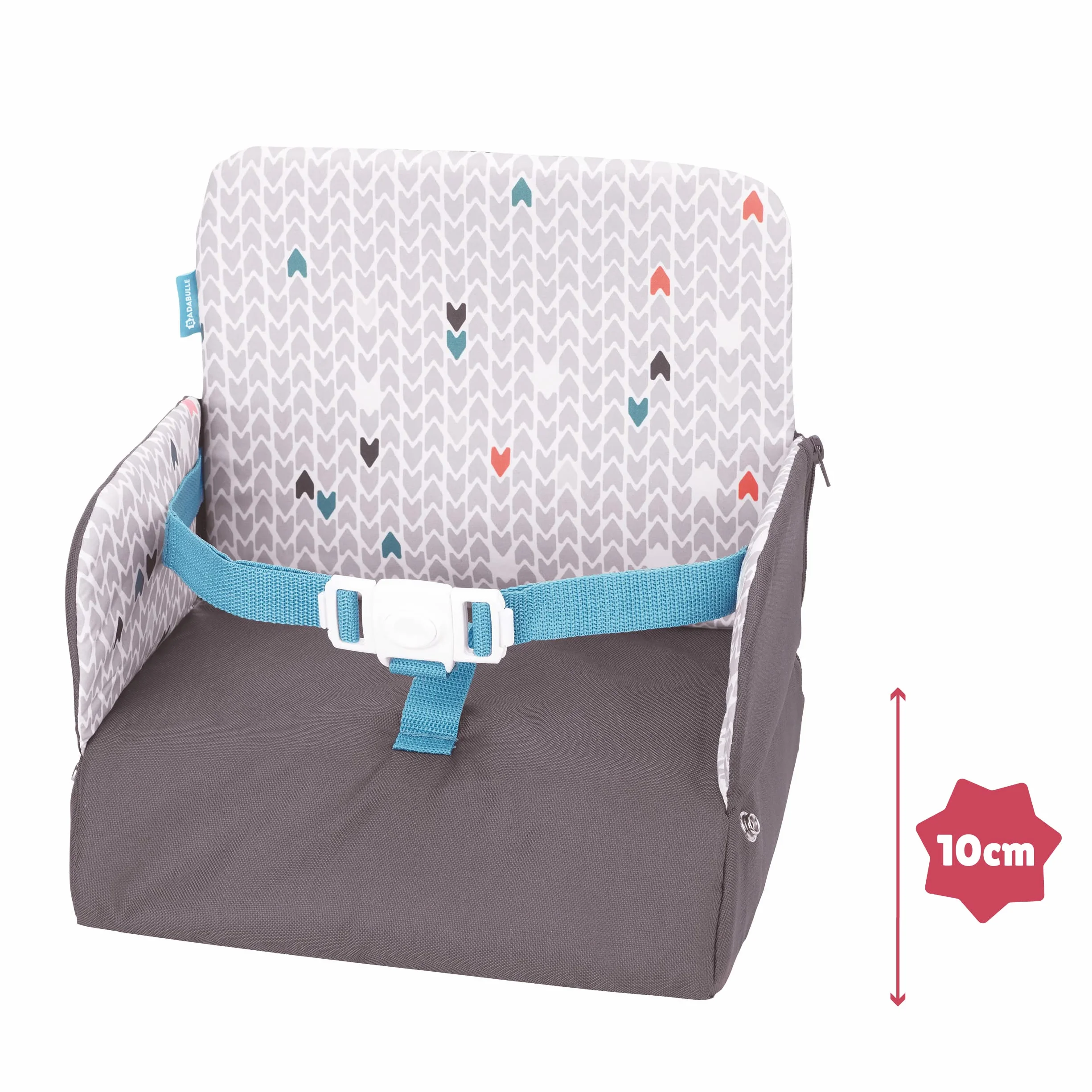 Badabulle Rialzo Sedia per Bambini Yummy Travel - Portatile, Leggero e universale -6-36 mesi d'età o un peso massimo di 15 kg
