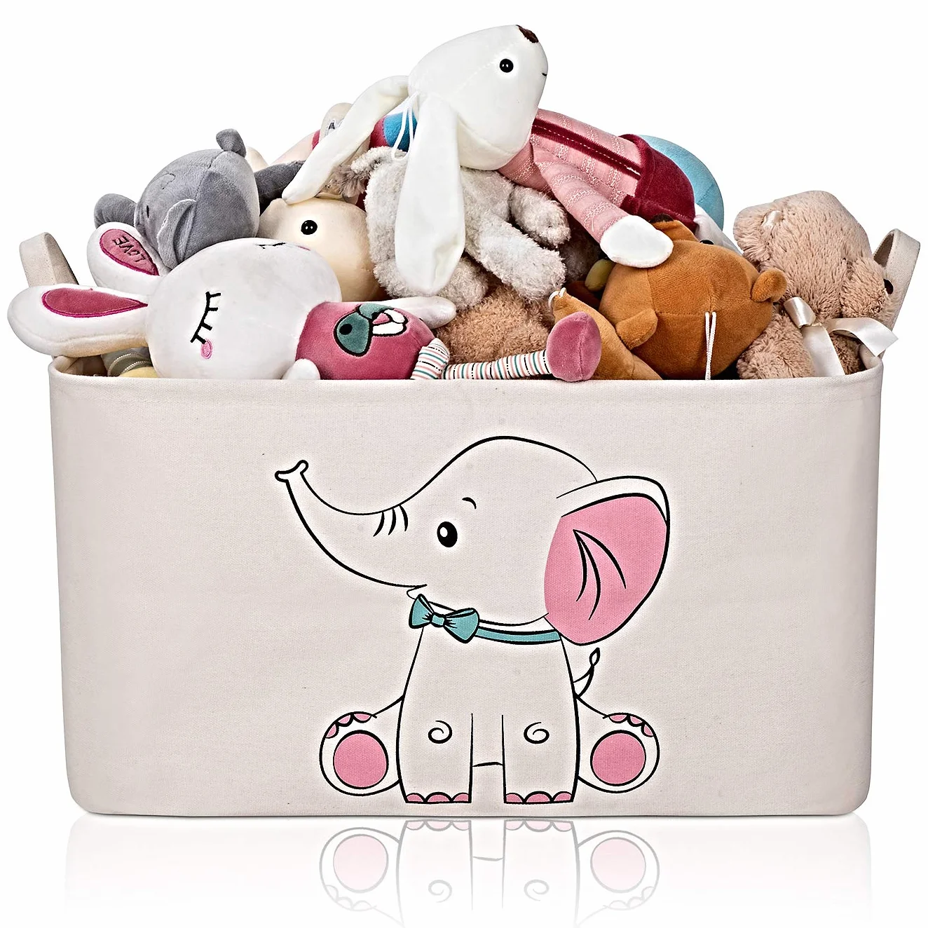 Cesta Giochi Bambini | Porta Giochi per Bambini Contenitore con Coperchio | Cesto Portagiochi Pieghevole in Tessuto | Cesta Porta Giochi | Contenitore Giocattoli Salvaspazio Portatutto
