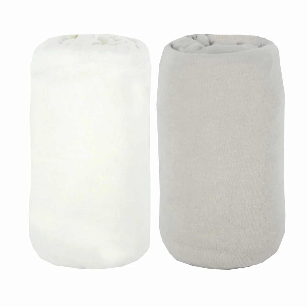babyCalin Bio - Set di 2 lenzuola con angoli per lettino biologico 83x50 cm