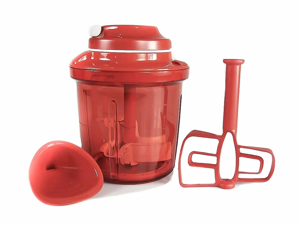 Tupperware, Extra-Chef, Tritatutto, 1,35 l, Colore Rosso, D200
