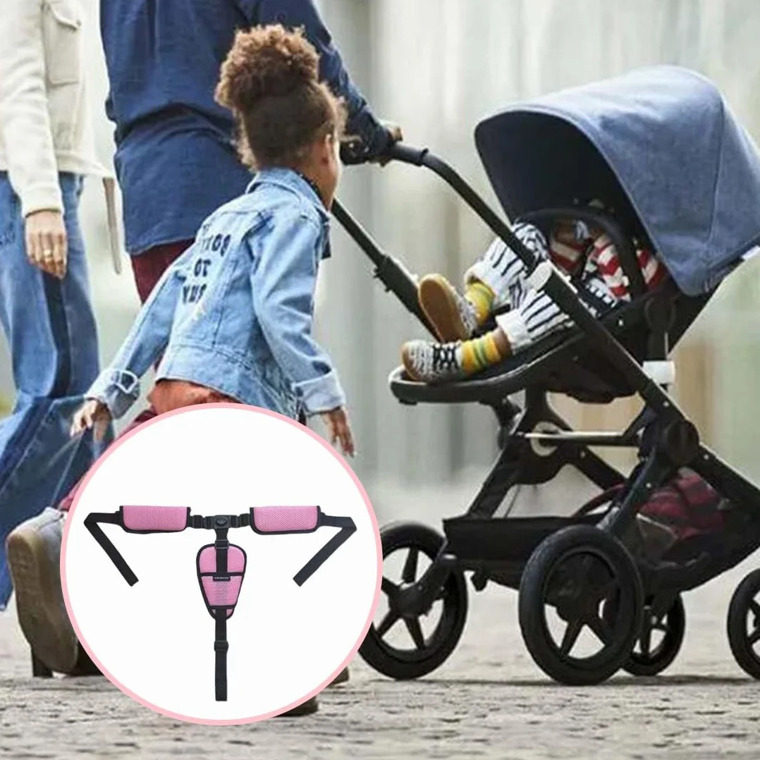 Cinture Passeggino Universali, Cintura di Sicurezza per Bambini Imbracatura per Seggiolone a 3 Punti Regolabile Seggiolino Cinghie Passeggini Anticaduta Adatta per Seggioloni Auto Carrozzine