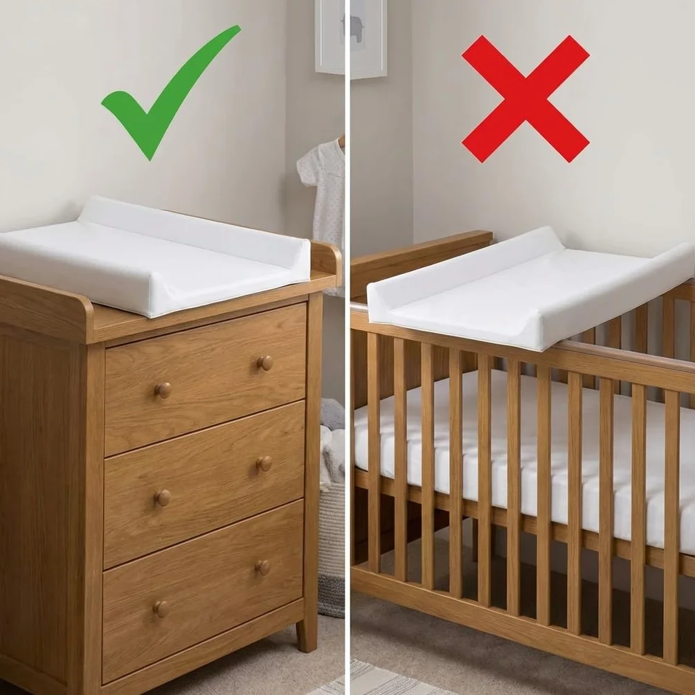 PALLA PALLINA Materassino Fasciatoio Per Cassettiera Con Sponde AntiCaduta 80X9X48 Cm Materasso Fasciatoio Neonato 100% PVC Impermeabile Lavabile PRODOTTO IN ITALIA (STELLINA TORTORA)