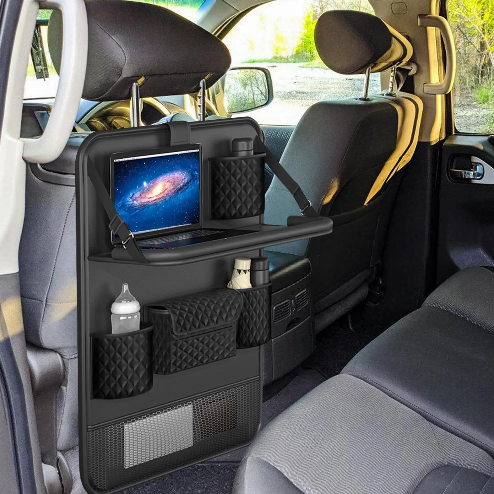 Organizzatore di auto sul sedile, organizzatore di stoccaggio posteriore | Forniture automobilistiche, per il viaggio, sche
