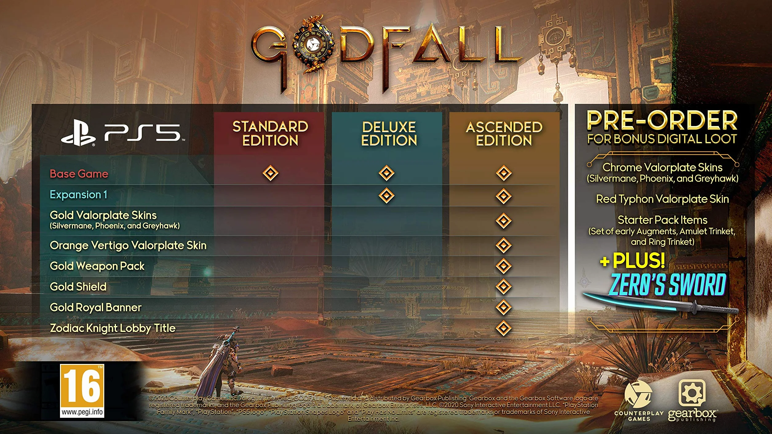 Godfall (PS5) Edizione Francia