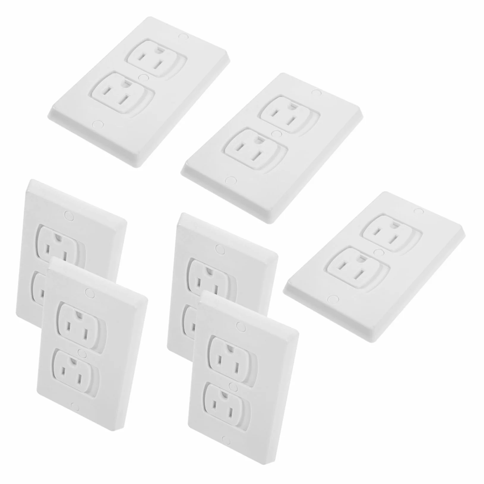 10pezzi Copriprese Elettriche Abs Isolati Resistenti Rotture e Corrosione Coprispina Di Sicurezza Per Ragazzo Ragazza Ragazza Muro Con Viti Copriprese Per Tutta La Casa