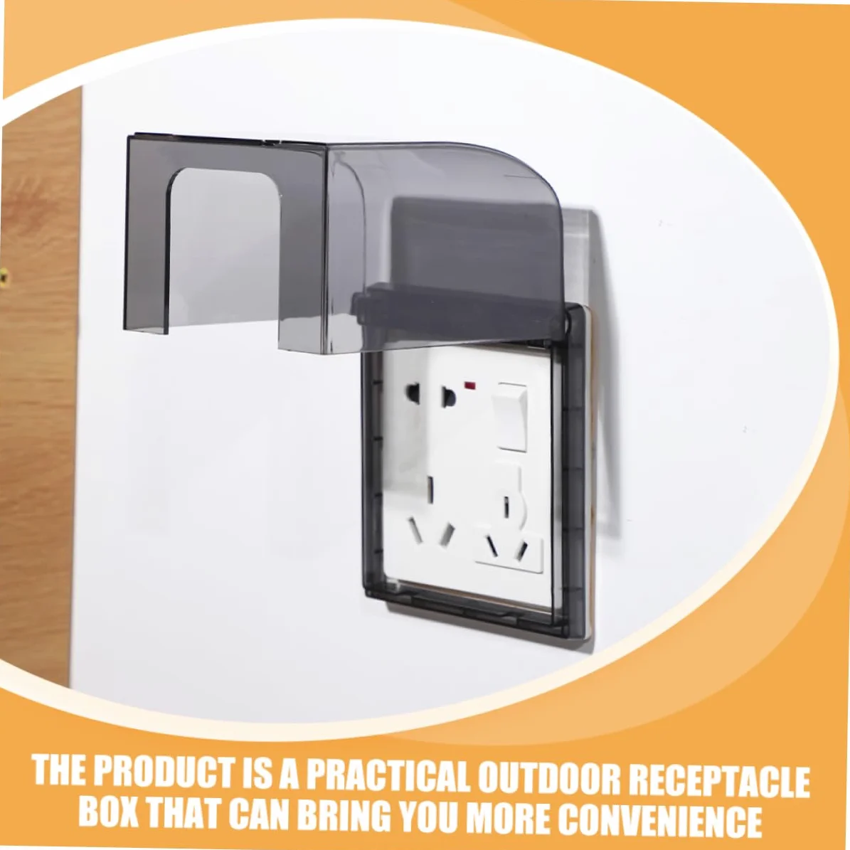 12pezzi Copripresa Esterno Protezione Elettrica Per Ambienti Esterni Facile Installazione Versatile Per Casa e Ufficio