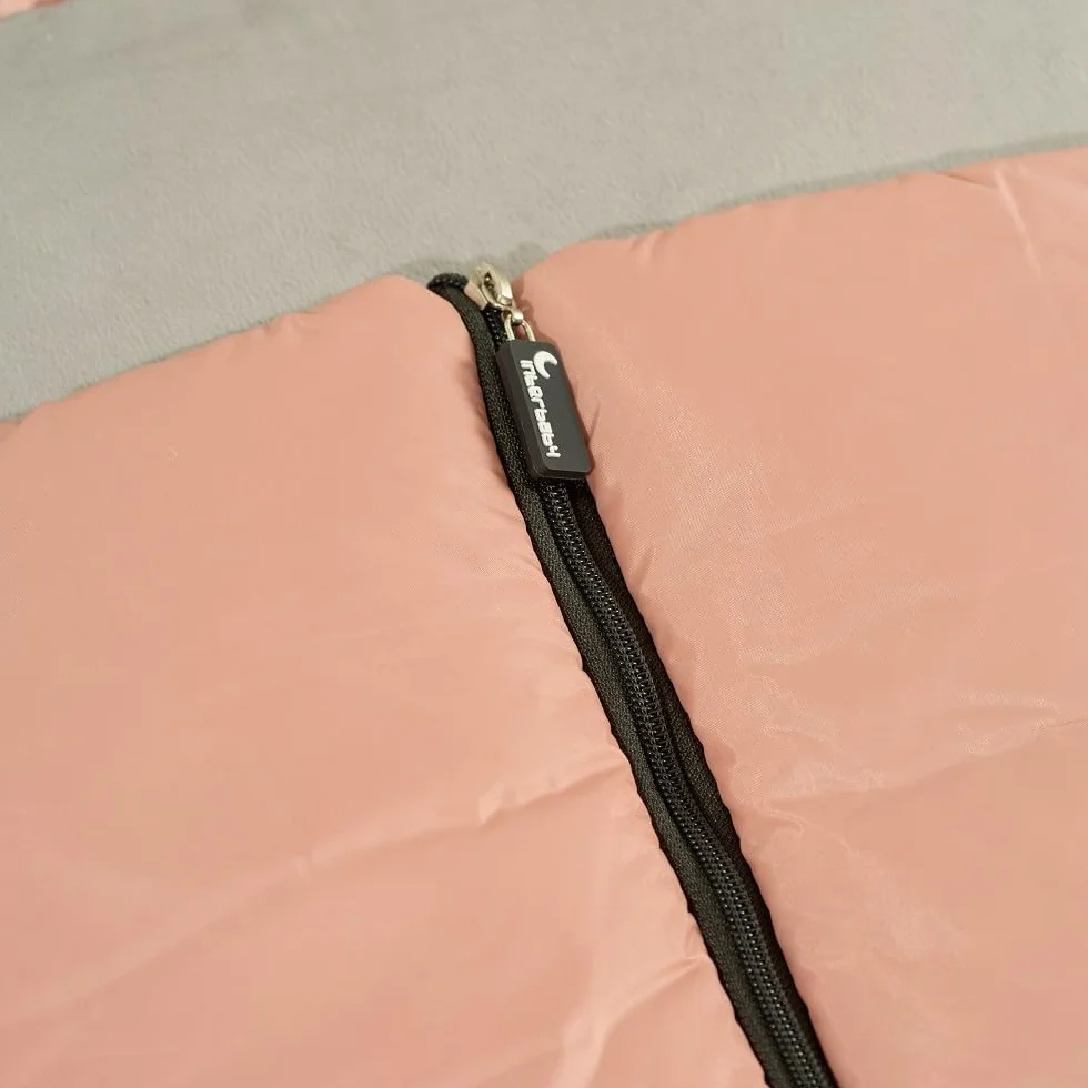Sacco Passeggino Invernale Universale Interbaby | Copri Passeggino Universale Morbida | Sacco Termico per Ovetto Rimovibile, Doppia Apertura, Facile da Lavare, Materiali Anallergici, Rosa