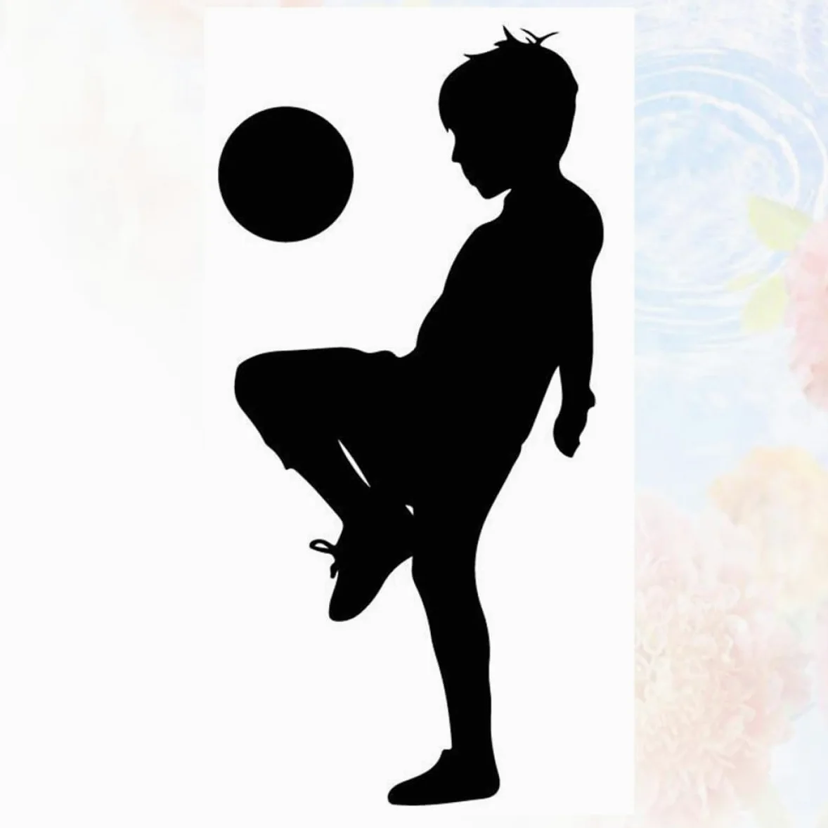 POPETPOP Adesivi Murali per Ragazzo Ragazza Tema Calcio, Decorazioni per Cameretta Giovani, Adesivo Murale da Calcio per Camera da Letto, Sticker Decorativo Sportivo