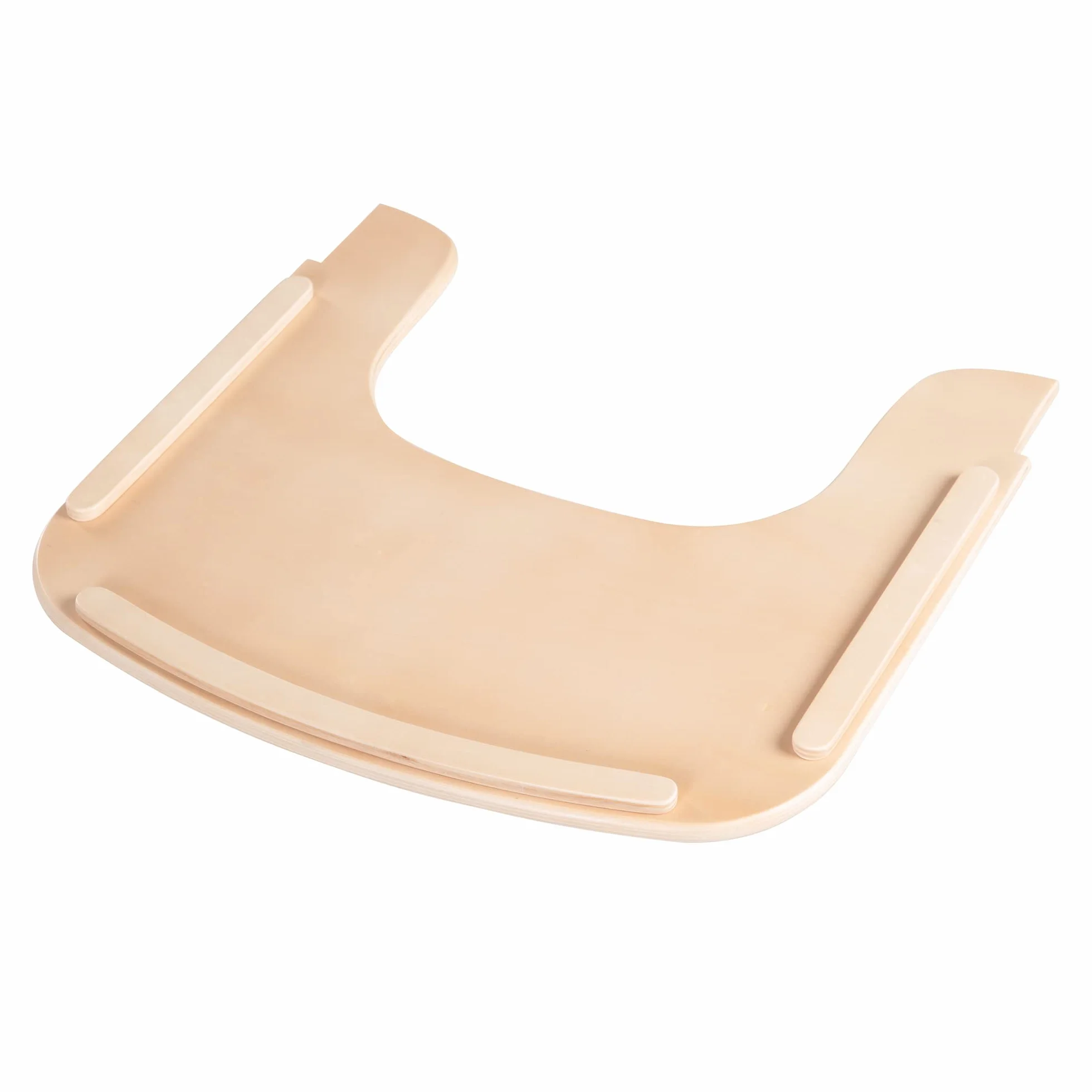 roba Vassoio per Seggiolone Sit Up Flex, Rimovibile, Installazione Veloce, per Colazione, Pranzo, Merenda, Cena, Compatibile con Cinture di Sicurezza, Facile da Pulire, Legno Naturale