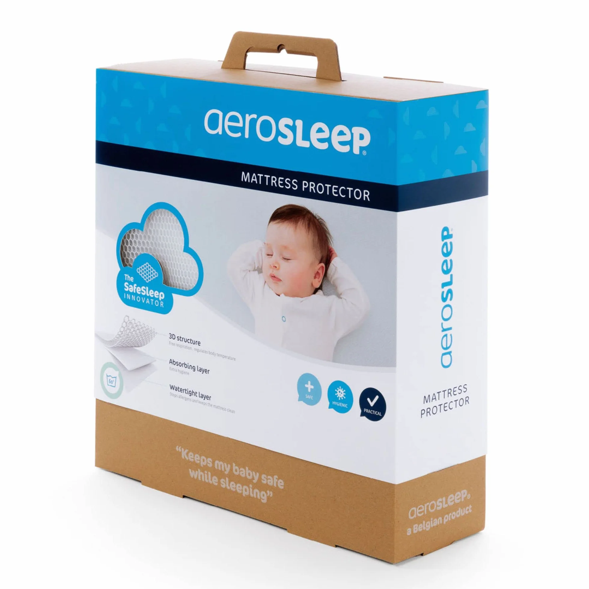 AeroSleep - Salvamaterasso Baby Protect, dimensione: large