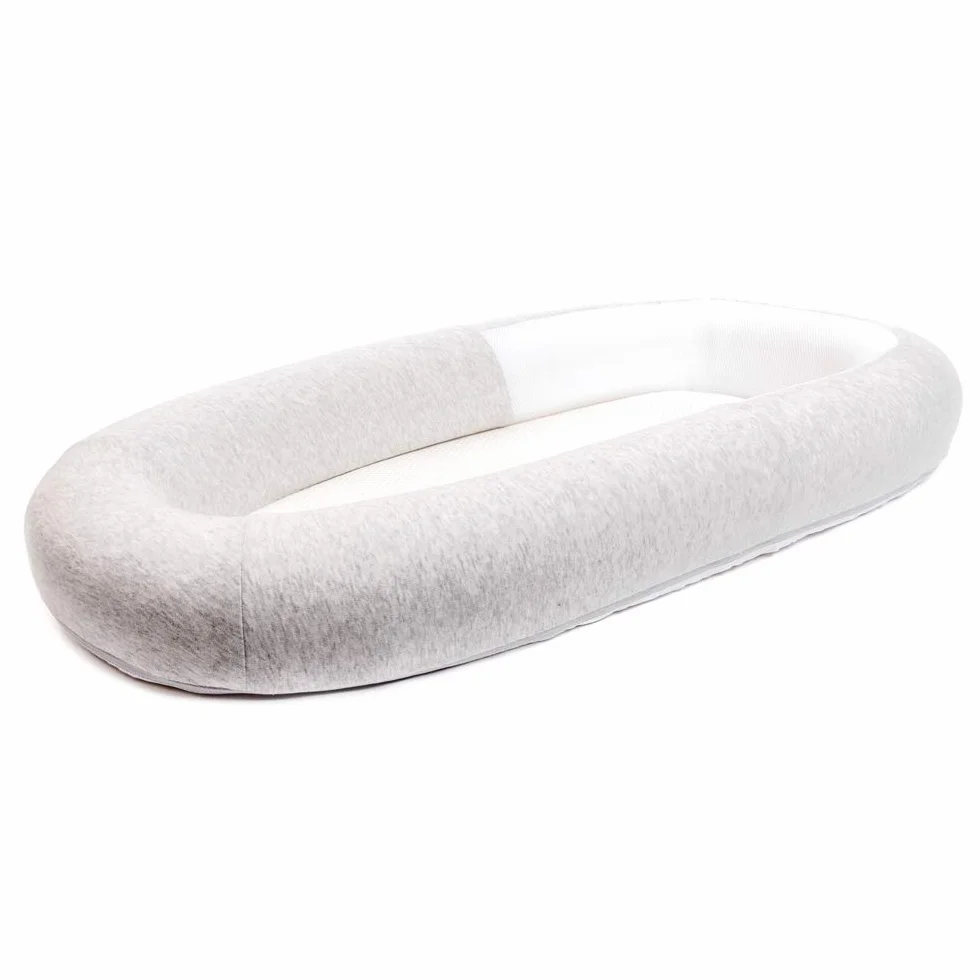 PurFlo Ricambio Sleep Tight Baby Bed Cover,Minimal Grigio, Tessuto Morbido e Traspirante, Design Easy Fit, Lavabile in Lavatrice, Durevole Accessorio Per Letto Bambino Per Uso quotidiano