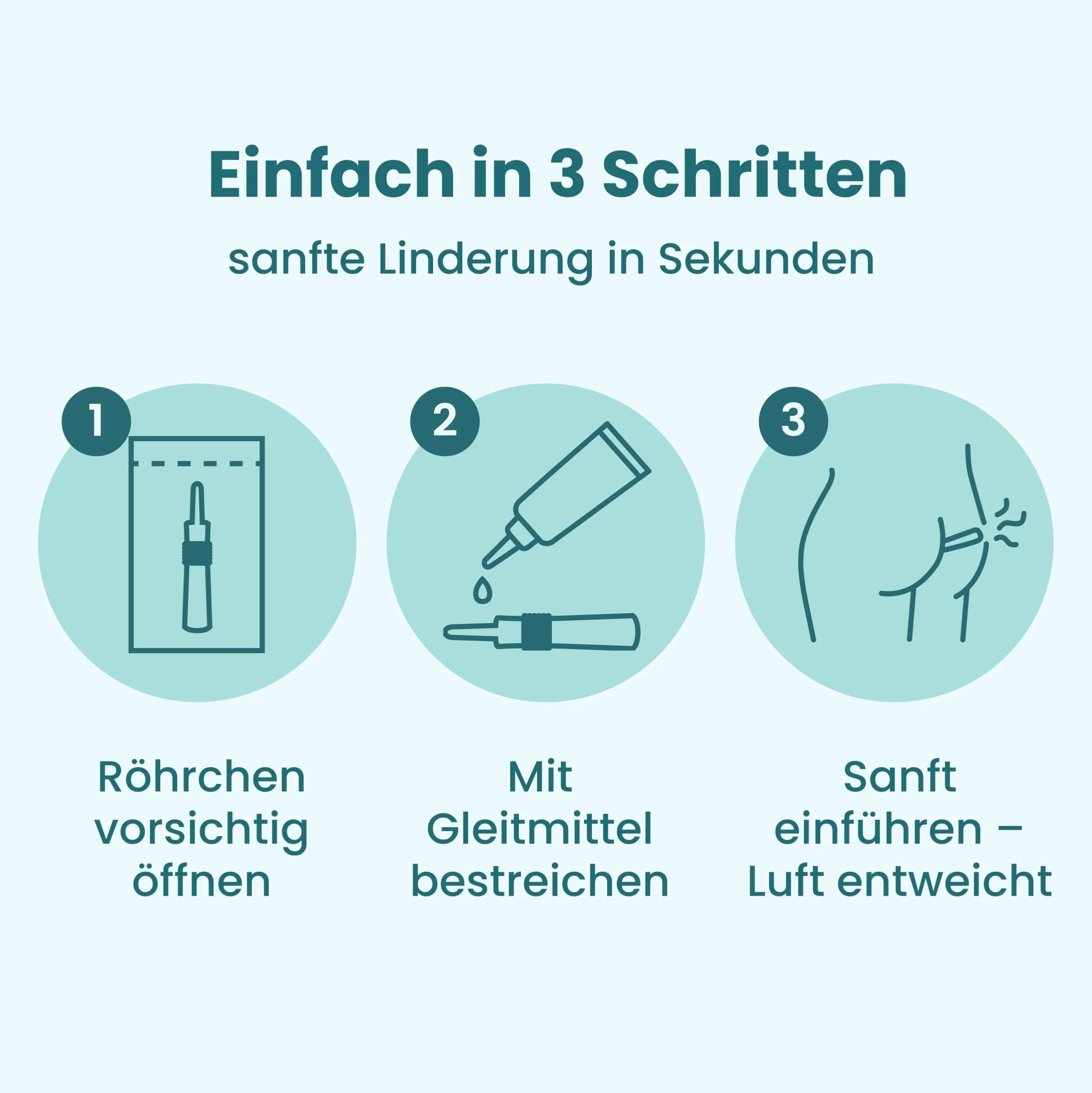 FUCHSI Tubicini Antigas per Neonati (10 pezzi) – Sollievo efficace per i neonati con gas | Completamente senza farmaci | Sollievo delicato per coliche e gonfiore nei Tubicini antigas per neo