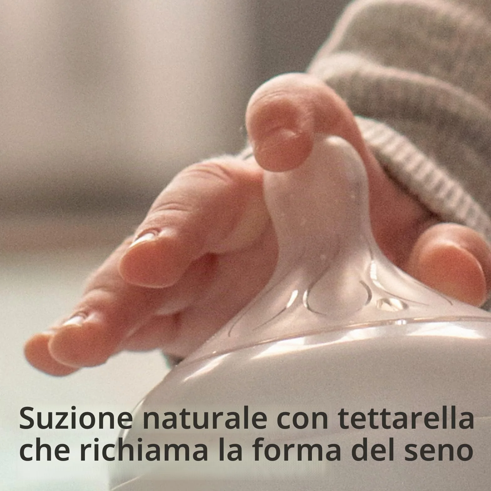 Philips Avent, 2 flaconi in vetro naturale con ciuccio reattivo, 240 ml, (modello SCY933/01)