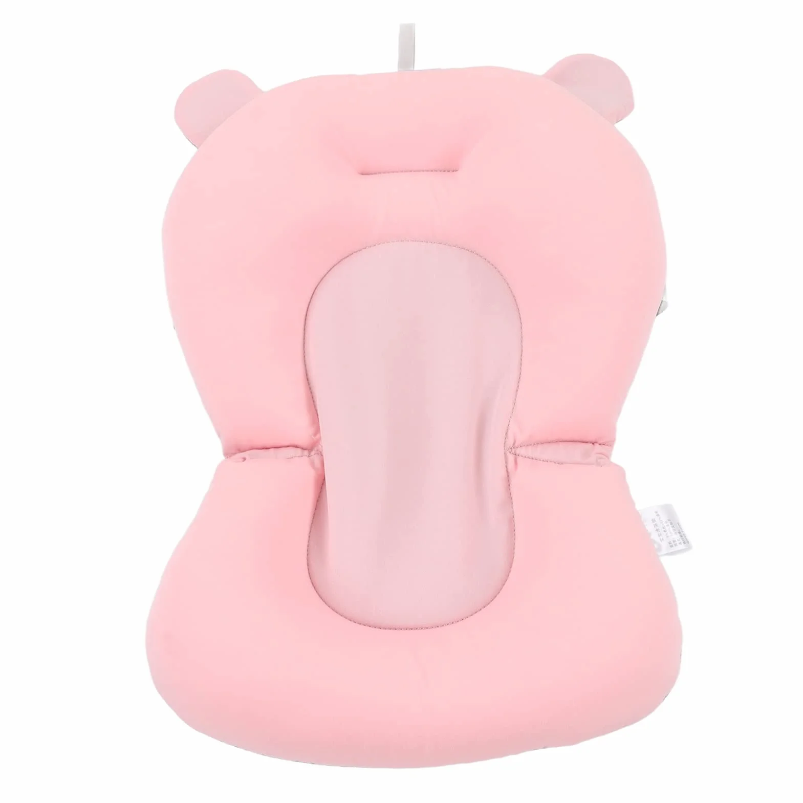 Cuscino da Seggiolino per Bagnetto Galleggiante, Supporto per Vaschetta per Neonato con Cinture di Sicurezza Pieghevoli Regolabili, Cuscino da Sedile per Bagnetto, 3 Cinture di