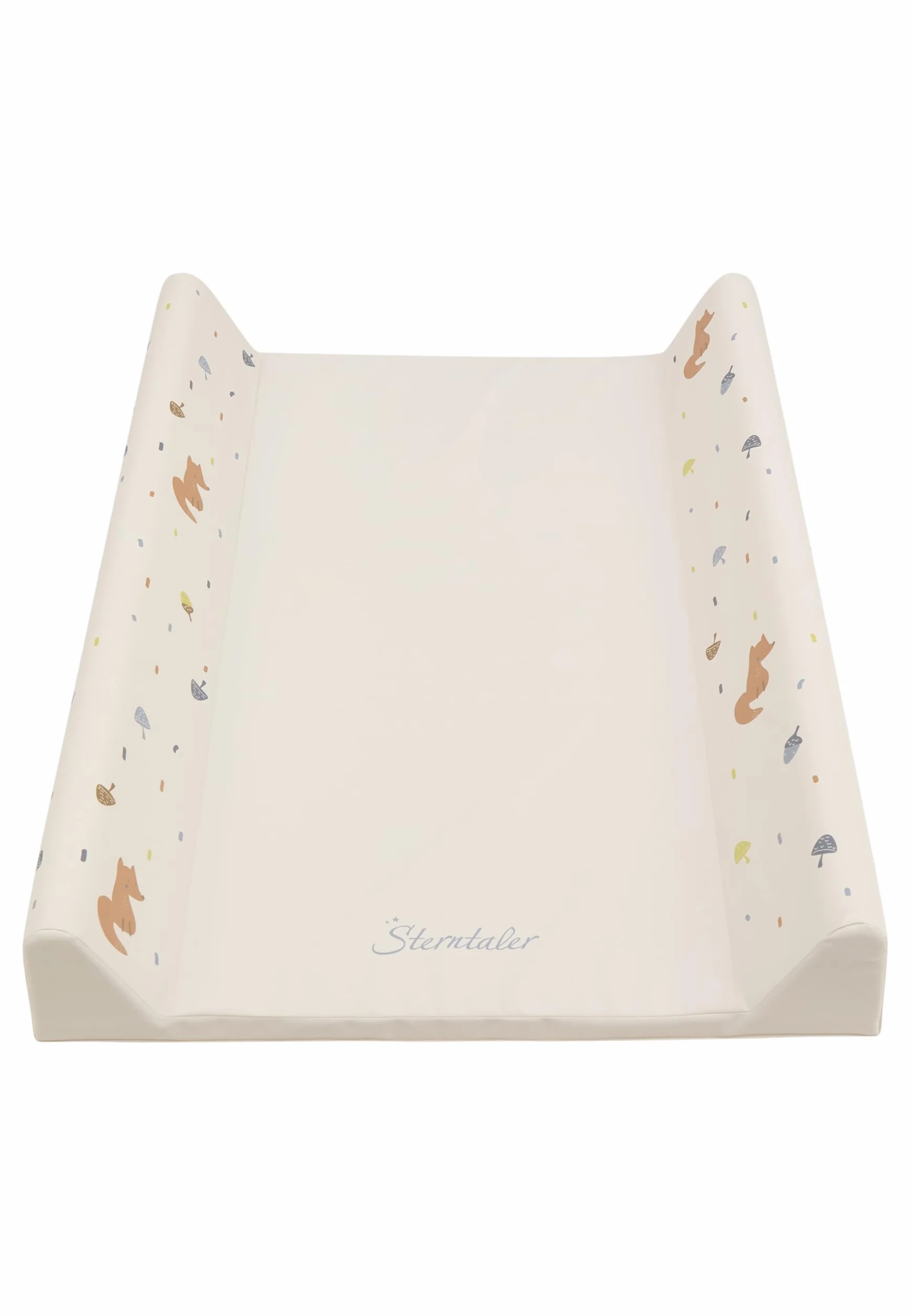 Sterntaler Fasciatoio Volpe Filou – fasciatoio unisex con motivo stampato, materiale esterno facile da pulire e lavabile, dimensioni 50 x 70 cm, grigio chiaro