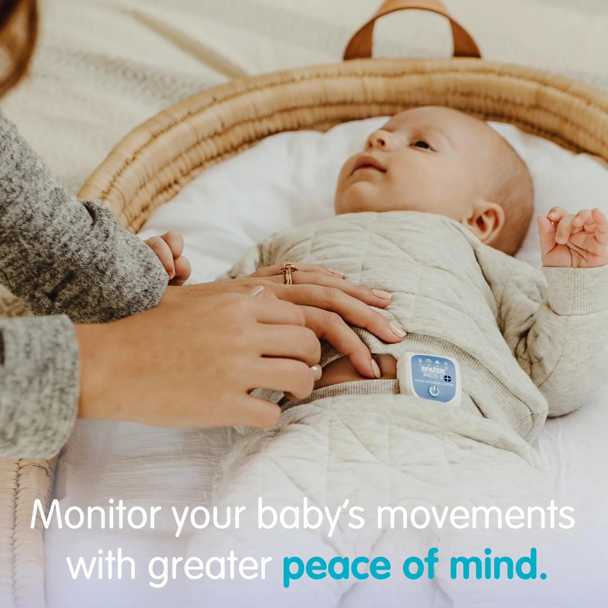 Baby monitor del sonno intelligente Snuza Pico 2 con app