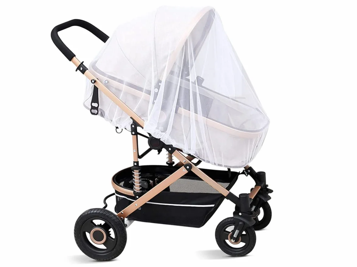 Zanzariera Passeggino Universale, Zanzariera Culla Neonato, Protezione Bambini da Vespe Zanzare Insetti