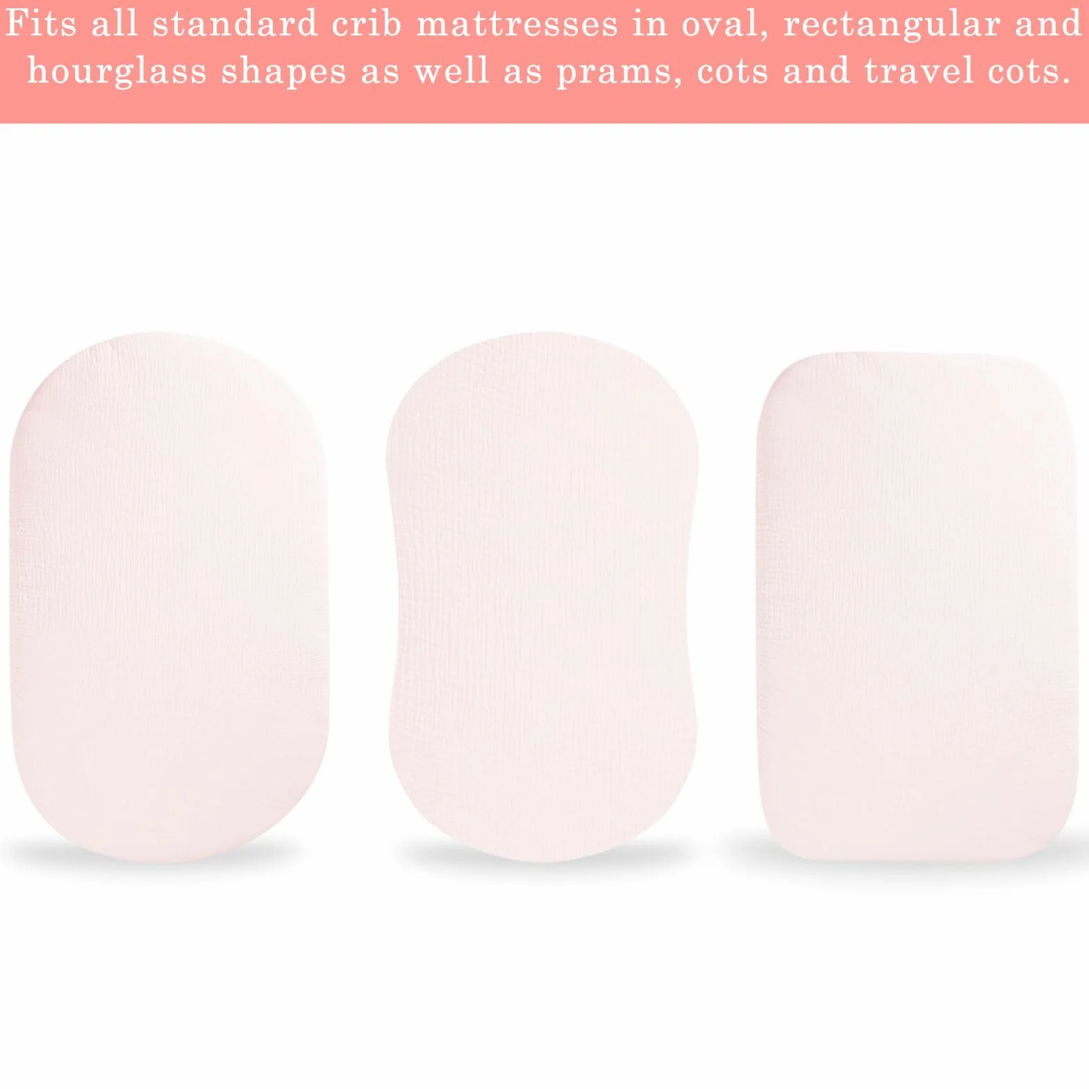 Lenzuolo con angoli elasticizzati per carrozzina, 70 x 35 cm, lenzuolo con angoli per culla