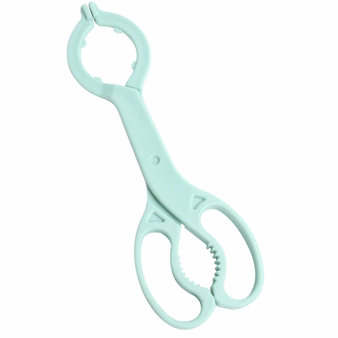 Ecceart, pinza per biberon, in silicone, antiscivolo, per allattamento, per biberon, colore: verde chiaro