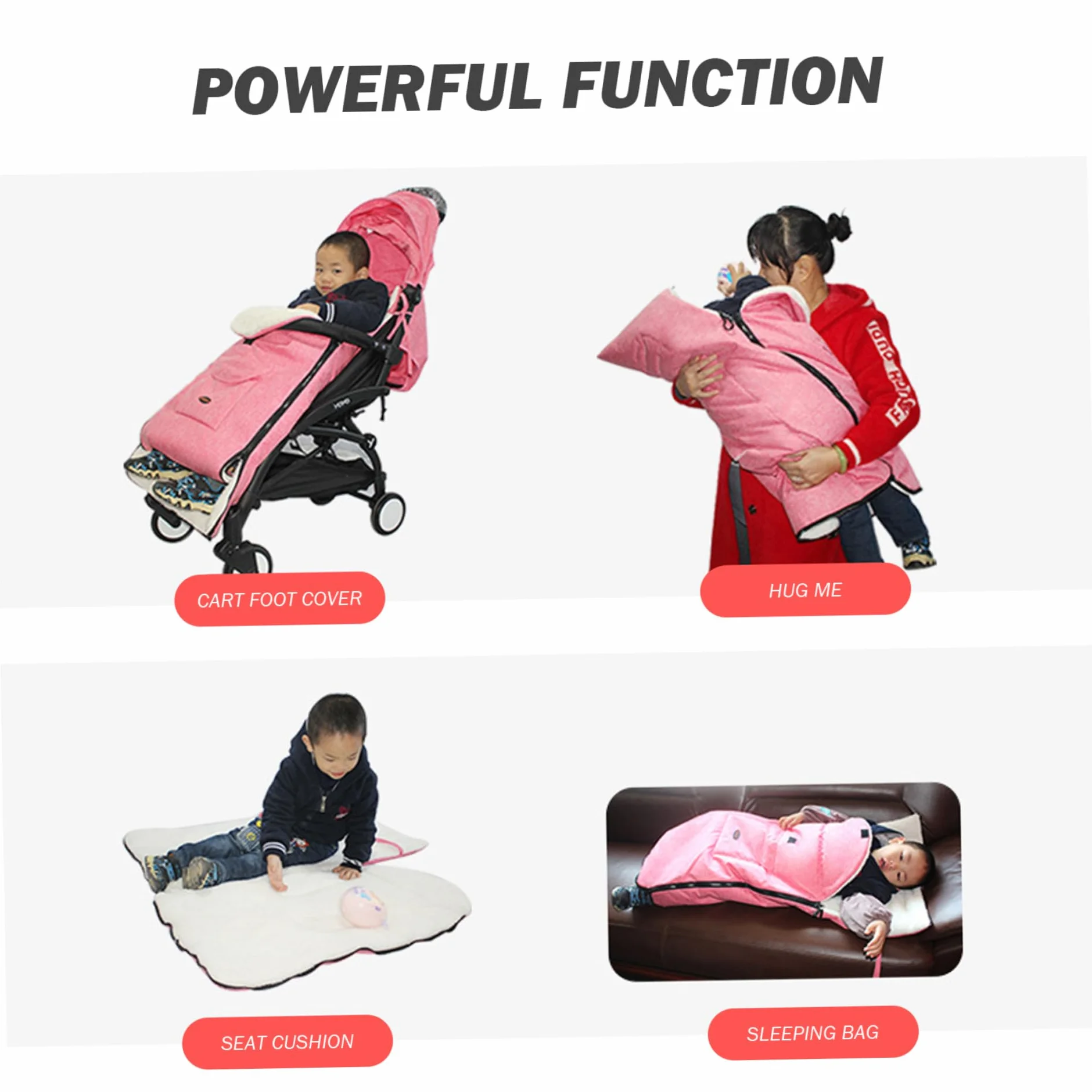 Sacco Coprigambe Per Passeggino, Sacco Nanna Per Passeggino Caldo Invernale 93x43 cm Con Fodera In Peluche E Tasca, Nanna Universale Per Per La Stagione Fredda All'aperto