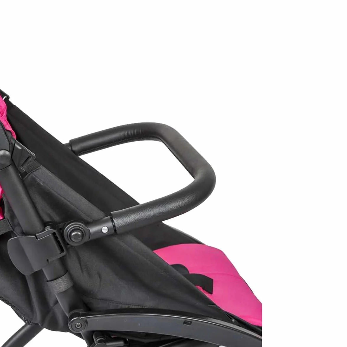 Barra paraurti regolabile per passeggino, compatibile con Babyzen YOYO2 YOYO+, ROMIRUS, pelle sintetica in poliuretano