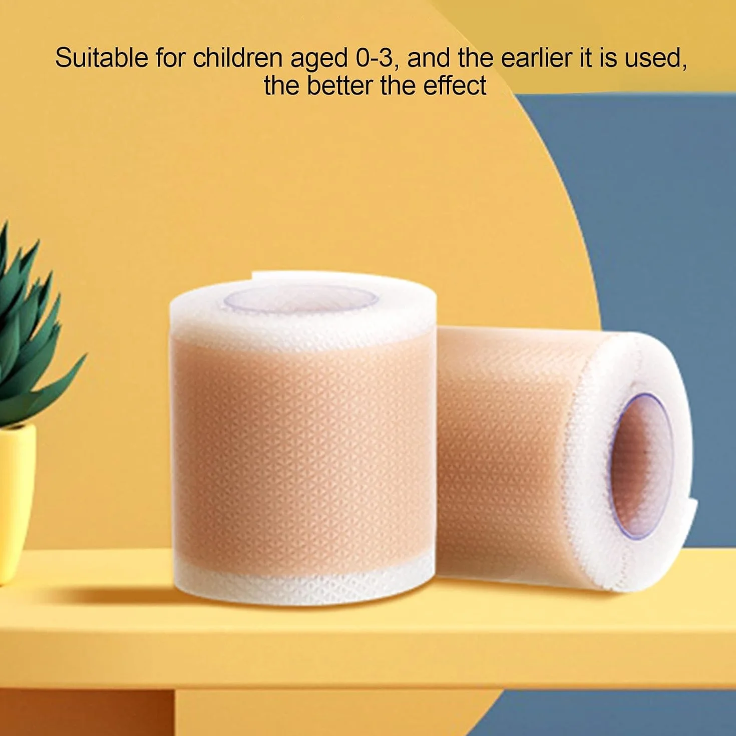 Correttori Estetici Dell'orecchio del Neonato in Silicone 4 X 50 Cm, Adesivi per Orecchie Sporgenti per Bambini