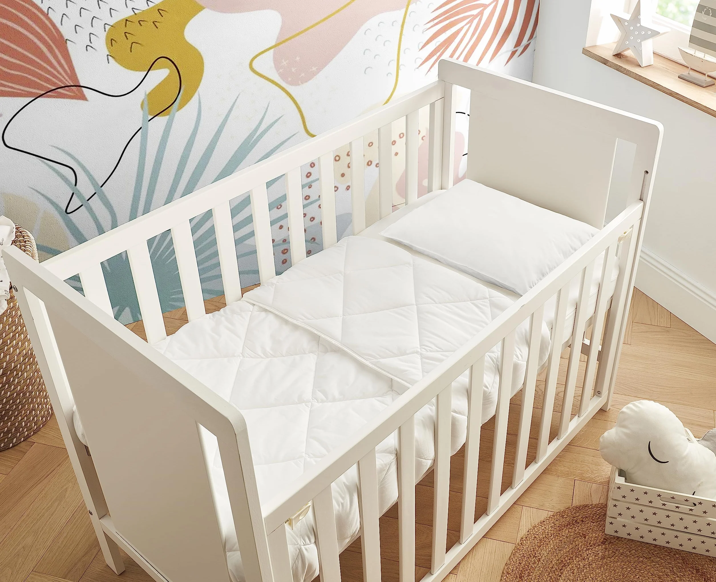 MON P'TIT DODO - Piumino leggero biologico 100 x 140 cm, colore: bianco