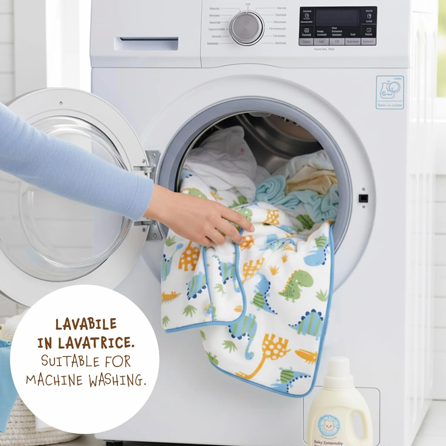 PERLETTI Traversine Neonato Fasciatoio Impermeabili Pacco Doppio - Traversa Teli Cambio Bambino Lavabili in Lavatrice - Traverse Bimbo Riutilizzabili Versatili Morbide (Set Azzurro + Verde, 50x70 cm)