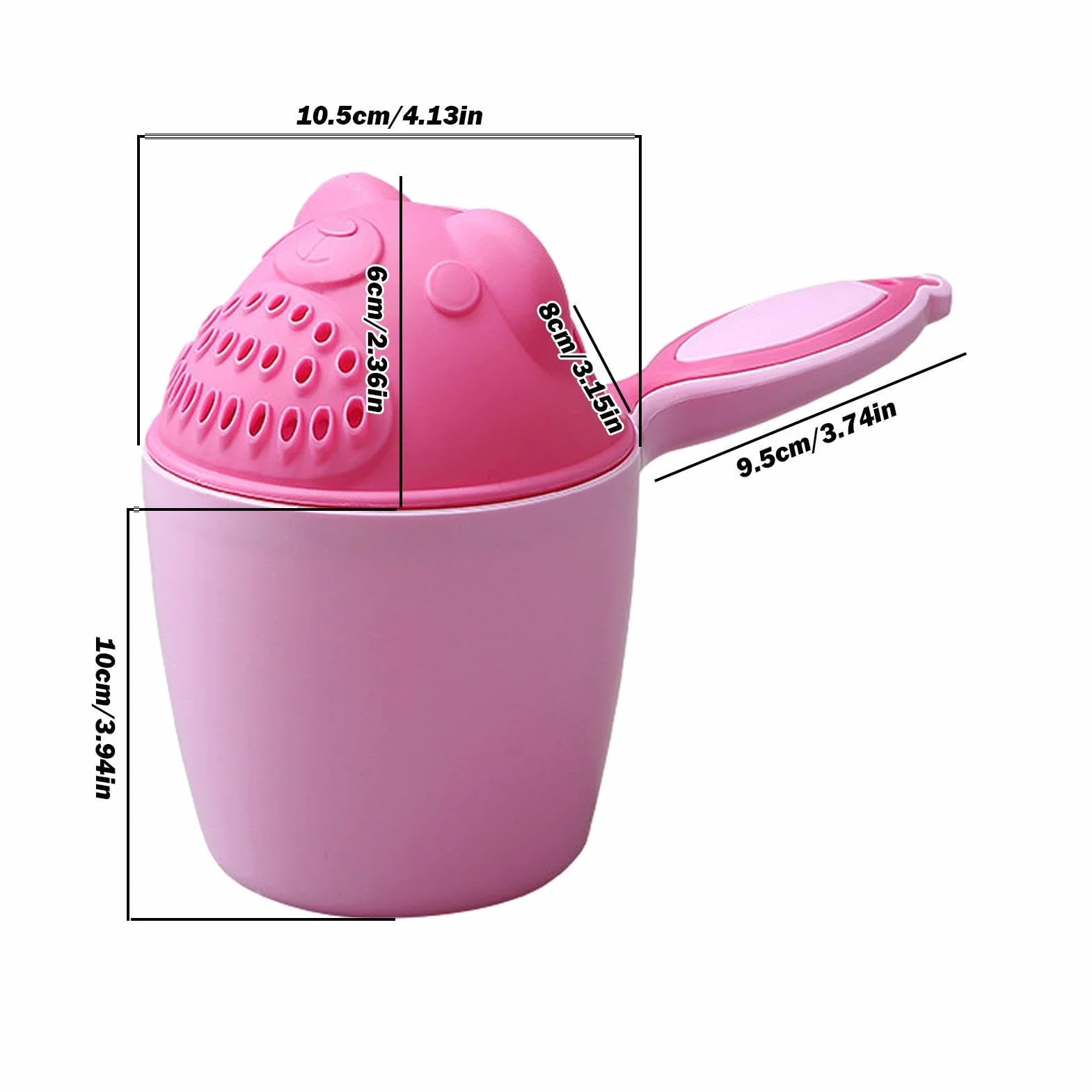 Tazza per il risciacquo del bagnetto per bambini, tazza per il bagnetto del bambino, tazza per shampoo per bambini, tazza per lo shampoo per la doccia per bambini, integratore per madre e neonato, taz