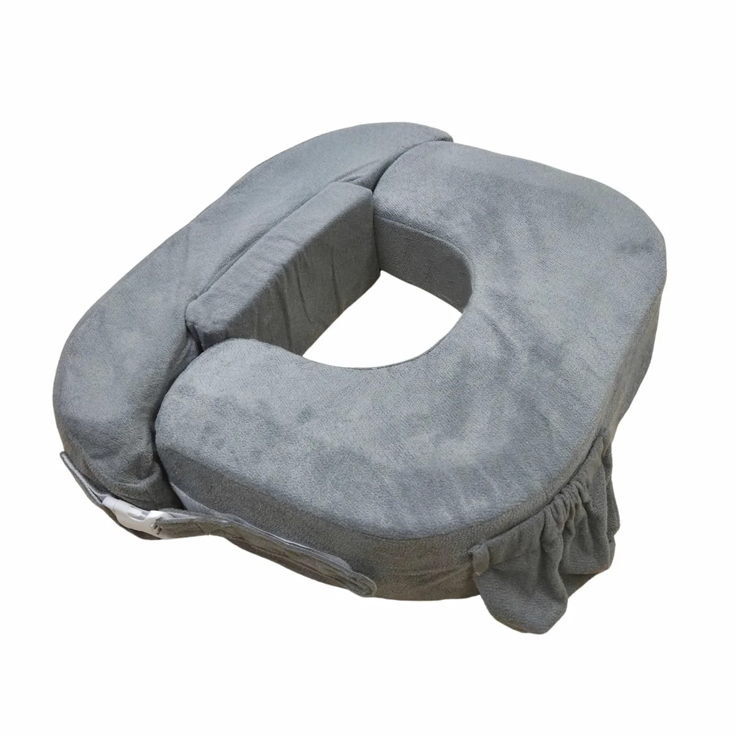 My Brest Friend Cuscino per allattamento doppio, per un maggiore comfort con fodera, cuscino ergonomico per l'allattamento al seno per il massimo sostegno, cuscino per allattamento regolabile con
