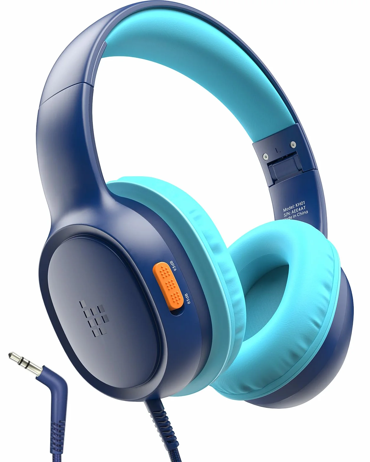 Tronsmart Cuffie Sovraurali Pieghevoli per Bambini, Volume Sicuro 85/93 dB, Suono Chiaro e Morbido, Jack da 3,5 mm per Bambini con Cavo, per Apprendimento e Intrattenimento
