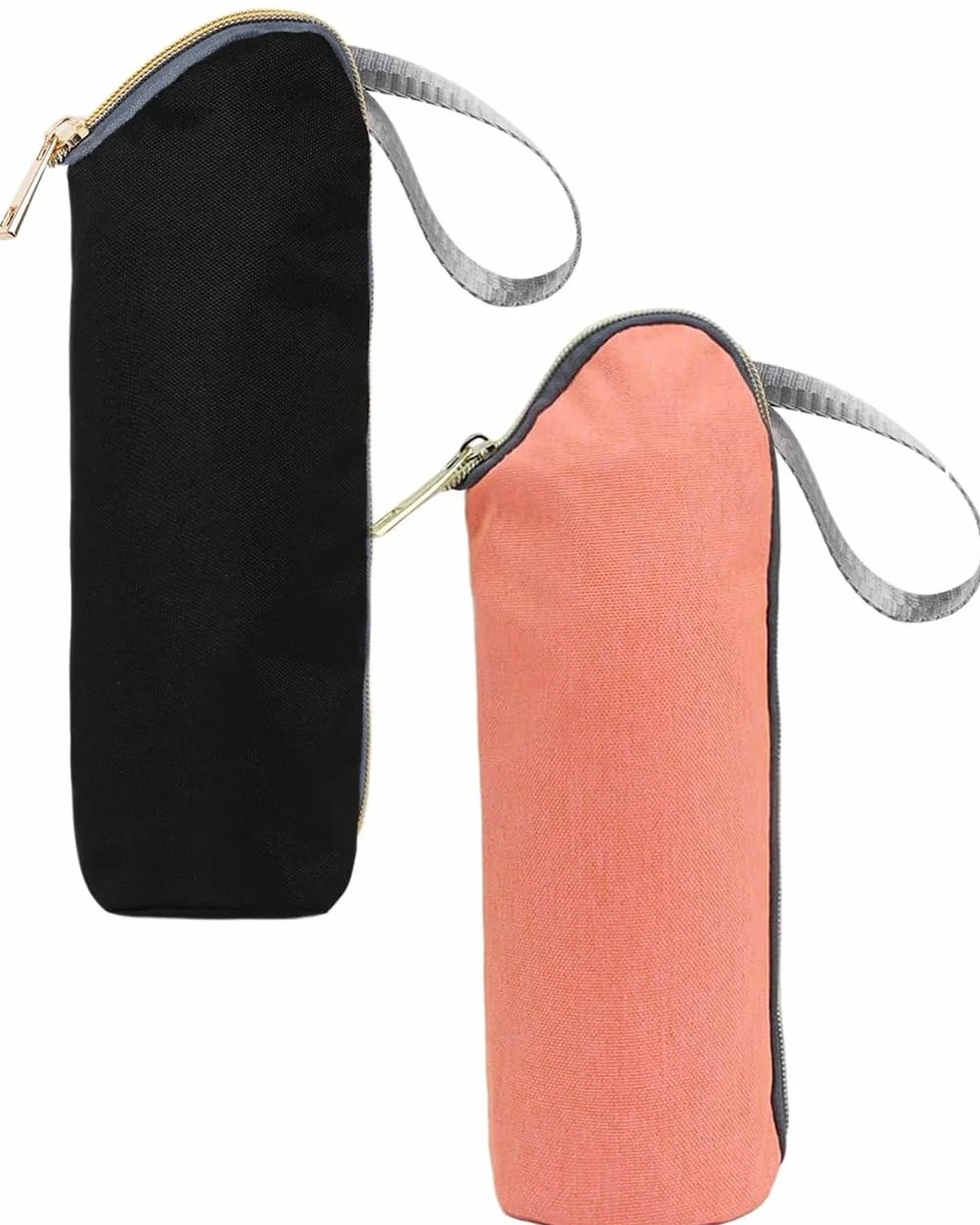 2Pcs Custodia per Bottiglia, Materiale del Tessuto Oxford, Borsa Protettiva per Bottiglie, con Maniglia per Appendere, per Conservare Biberon, Bottiglie d'Acqua e Bevande