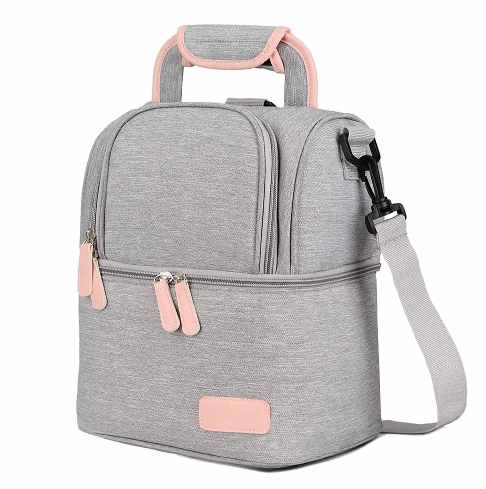 Mengshen Latte materno Biberon Impermeabile Borse Frigo Zaino - Portatile Borsa Termica/Borsa di grande capacità/Congelatore per sacchi di latte per neonati/Per lavoro Mamma Donne Uomini