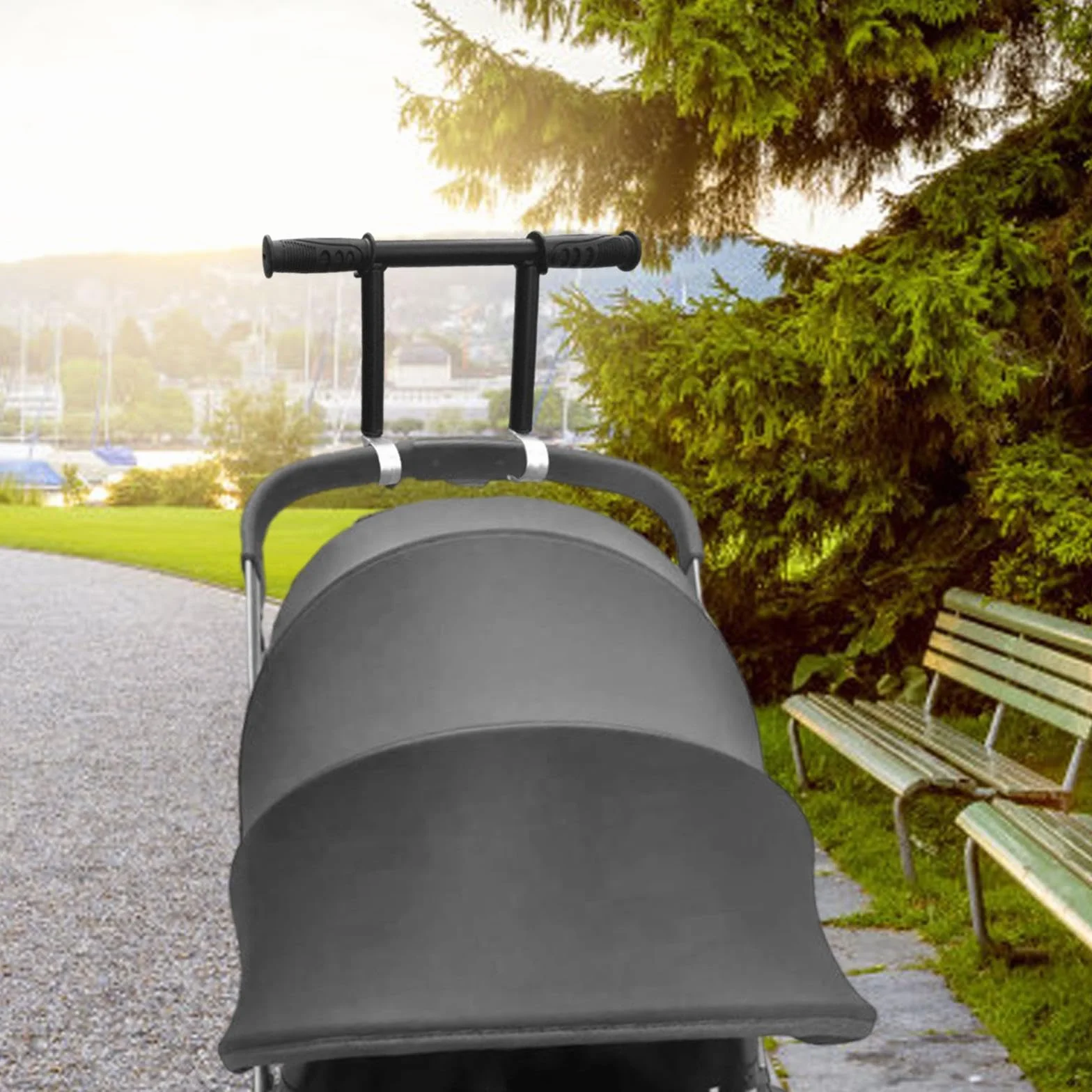 Sharplace Prolunghe per Manubrio in PP, Ergonomiche, Accessorie, Universali, per Una Confortevole, 32 x 17 Cm