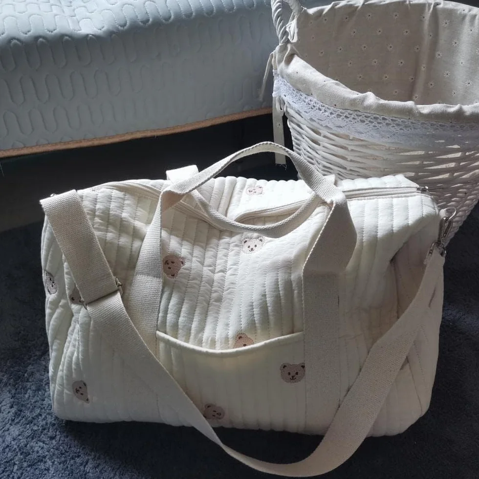 Borsa maternità per neonati Pannolino materno Mamma Borsa trapuntata maternità Packs Toilette Bagaglio Borsa Mamma Viaggio Tote