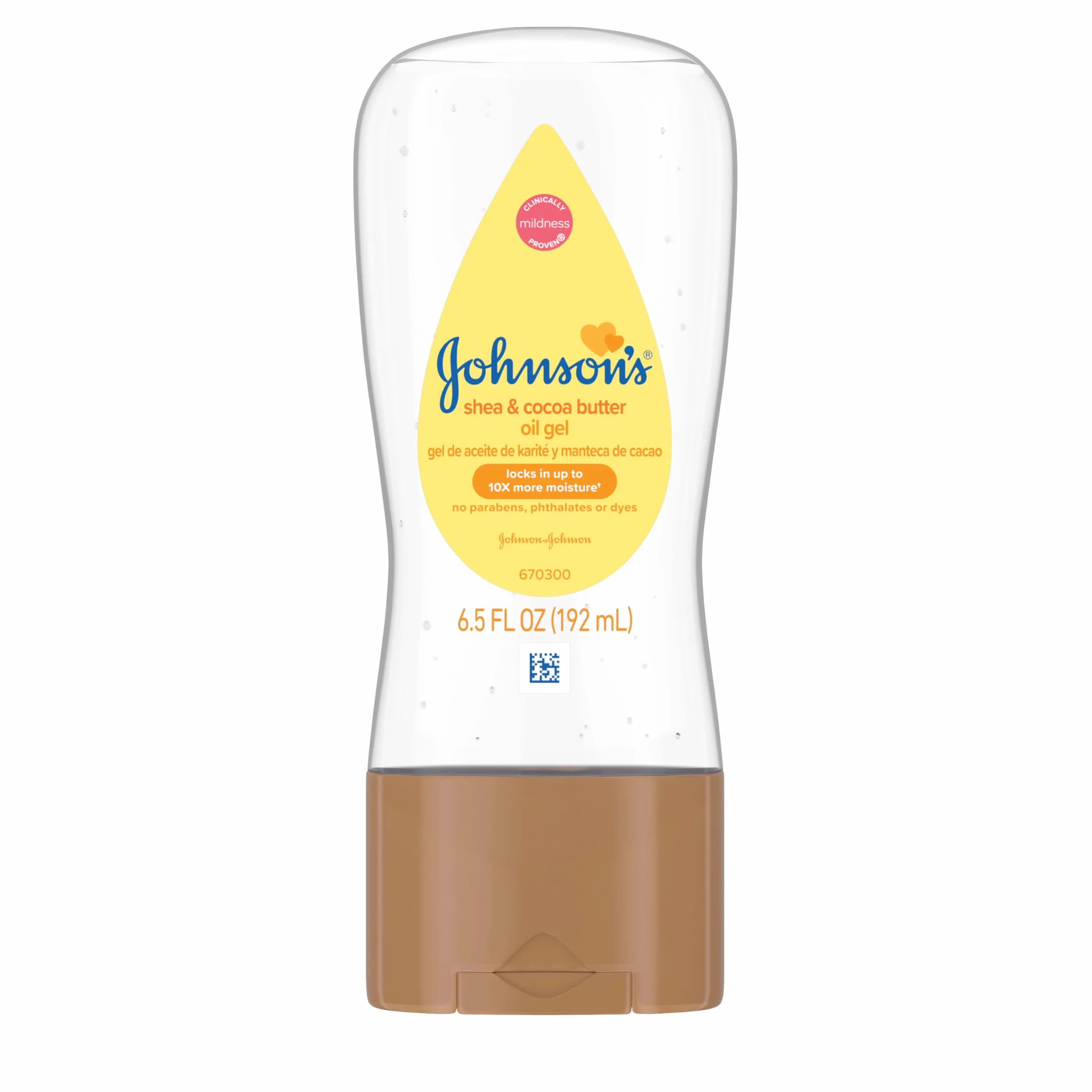 Johnson's Baby Oil Gel, Shea & Cocoa Butter, 6.5 Ounce by Johnson's Baby