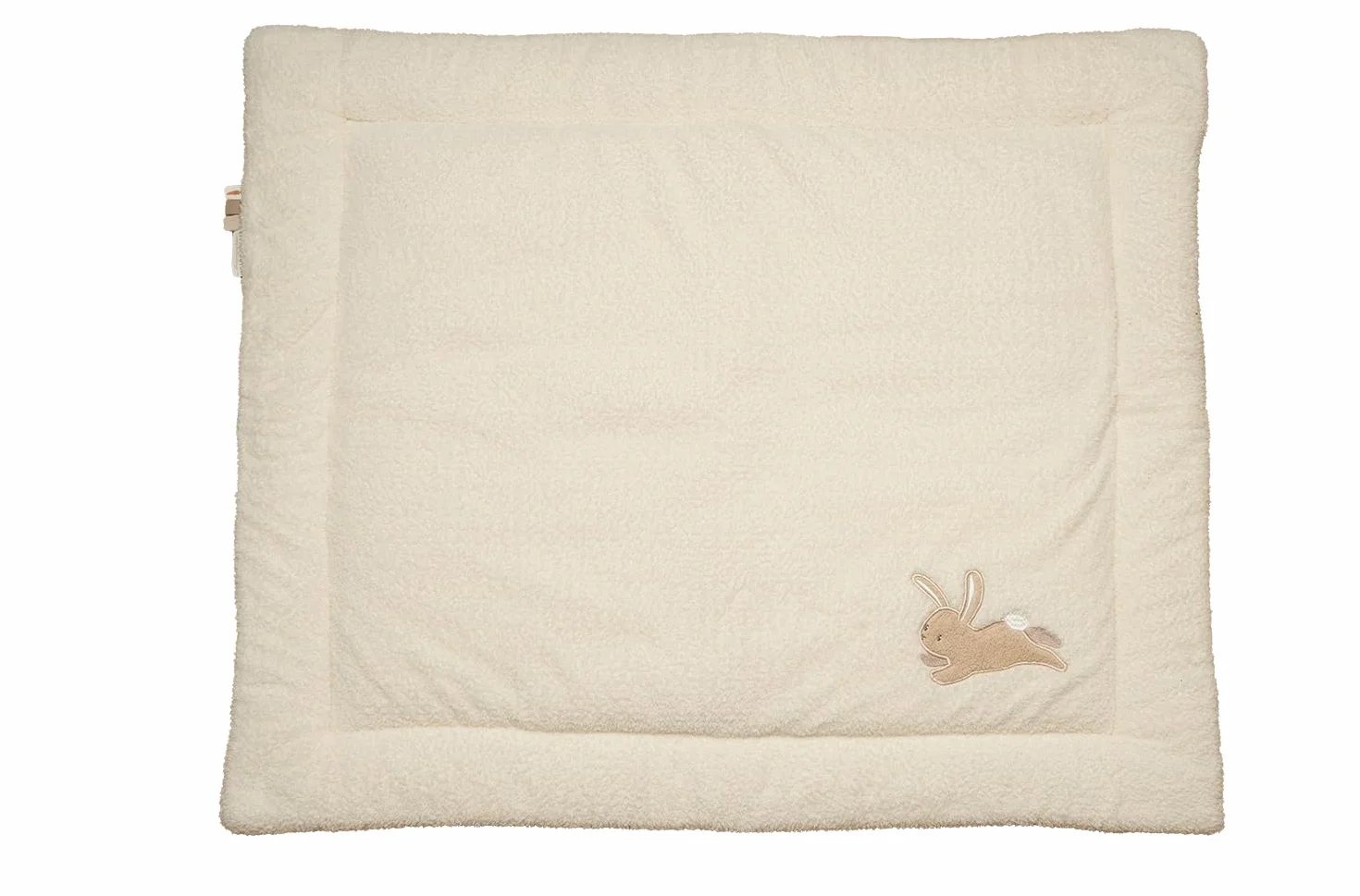 Little Dutch 8857 - Tappetino per gattonare, motivo coniglietto, colore: beige, motivo: newborn Naturals (80 x 100 cm)