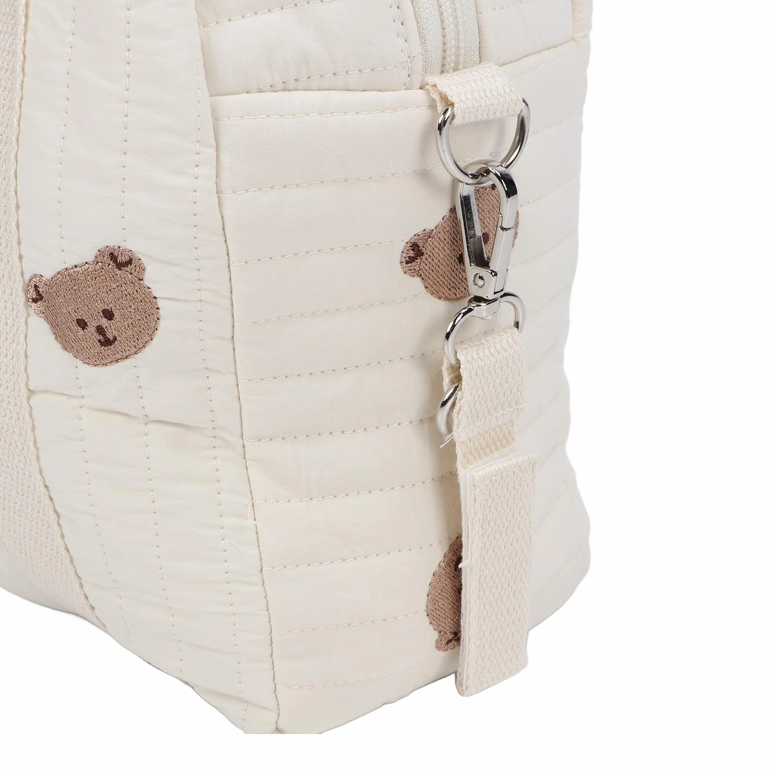 Akozon Passeggino Multifunzionale, Borsa per Passeggino Multiuso, Borsa per Pannolini Riutilizzabile con Ricamo Cerniera