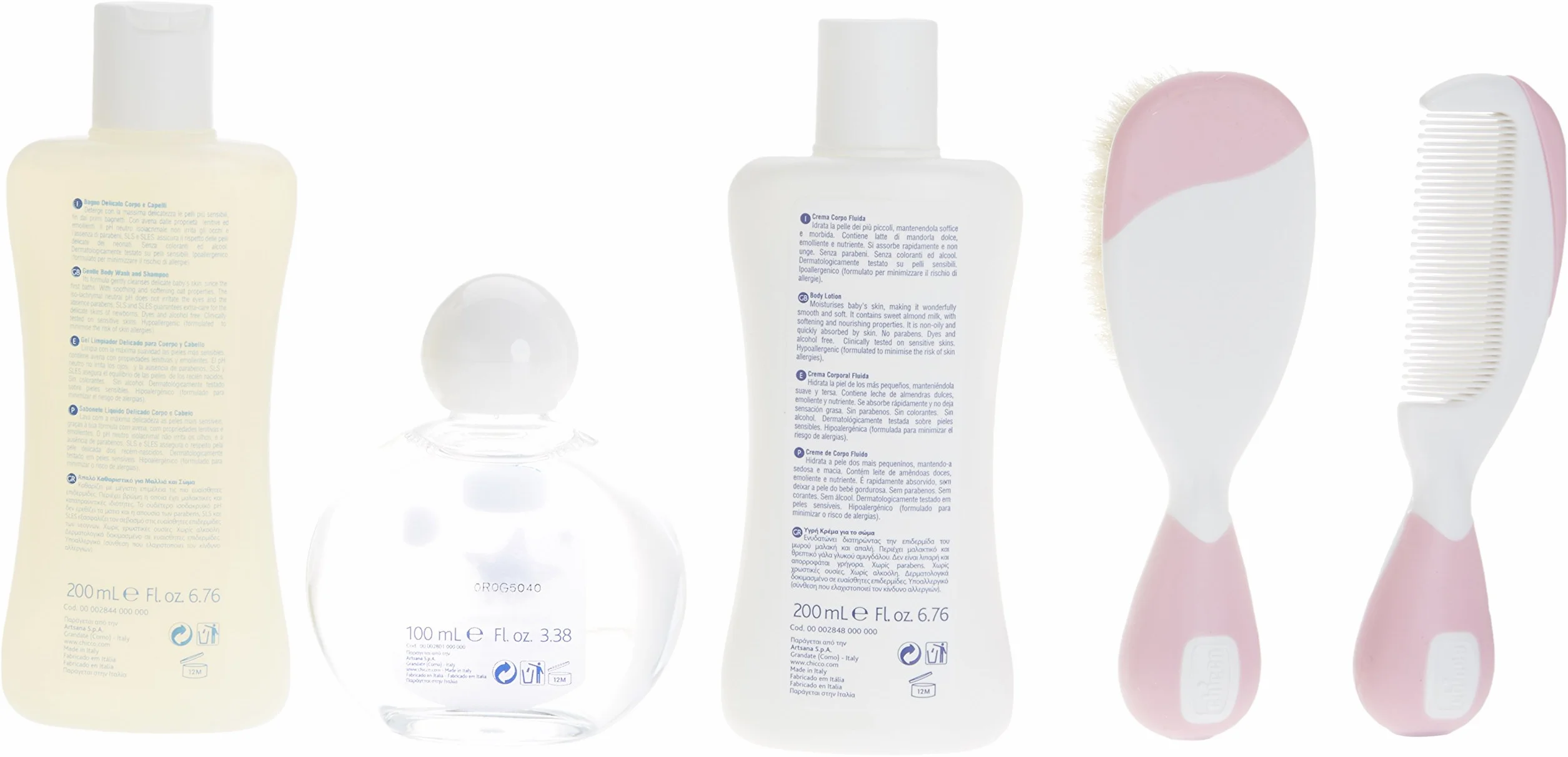 Chicco Baby Moments Beauty All-You-Need Cofanetto Regalo, Bimba, Rosa