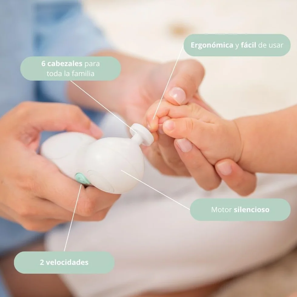 Miniland Baby Nail Trimmer. Lima elettrica per unghie per bambini.