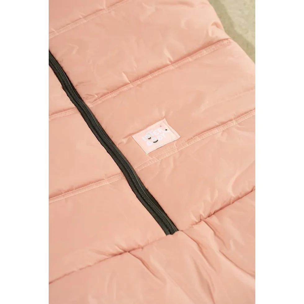 Sacco Passeggino Invernale Universale Interbaby | Copri Passeggino Universale Morbida | Sacco Termico per Ovetto Rimovibile, Doppia Apertura, Facile da Lavare, Materiali Anallergici, Rosa